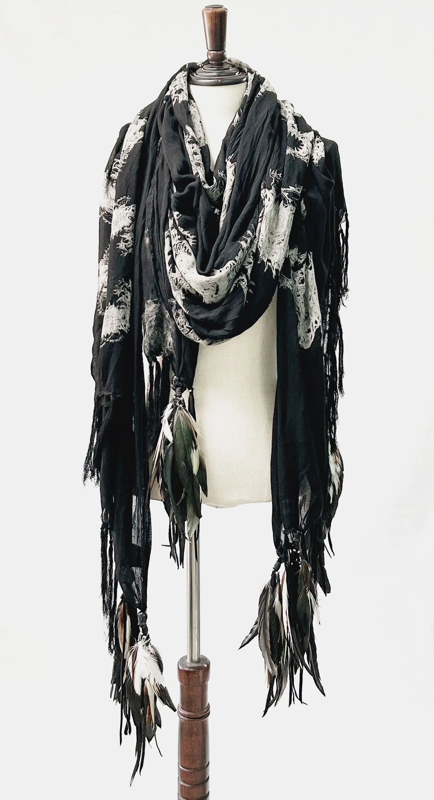 1402-ST03 Magnolia Long Stole 03 - Image 3