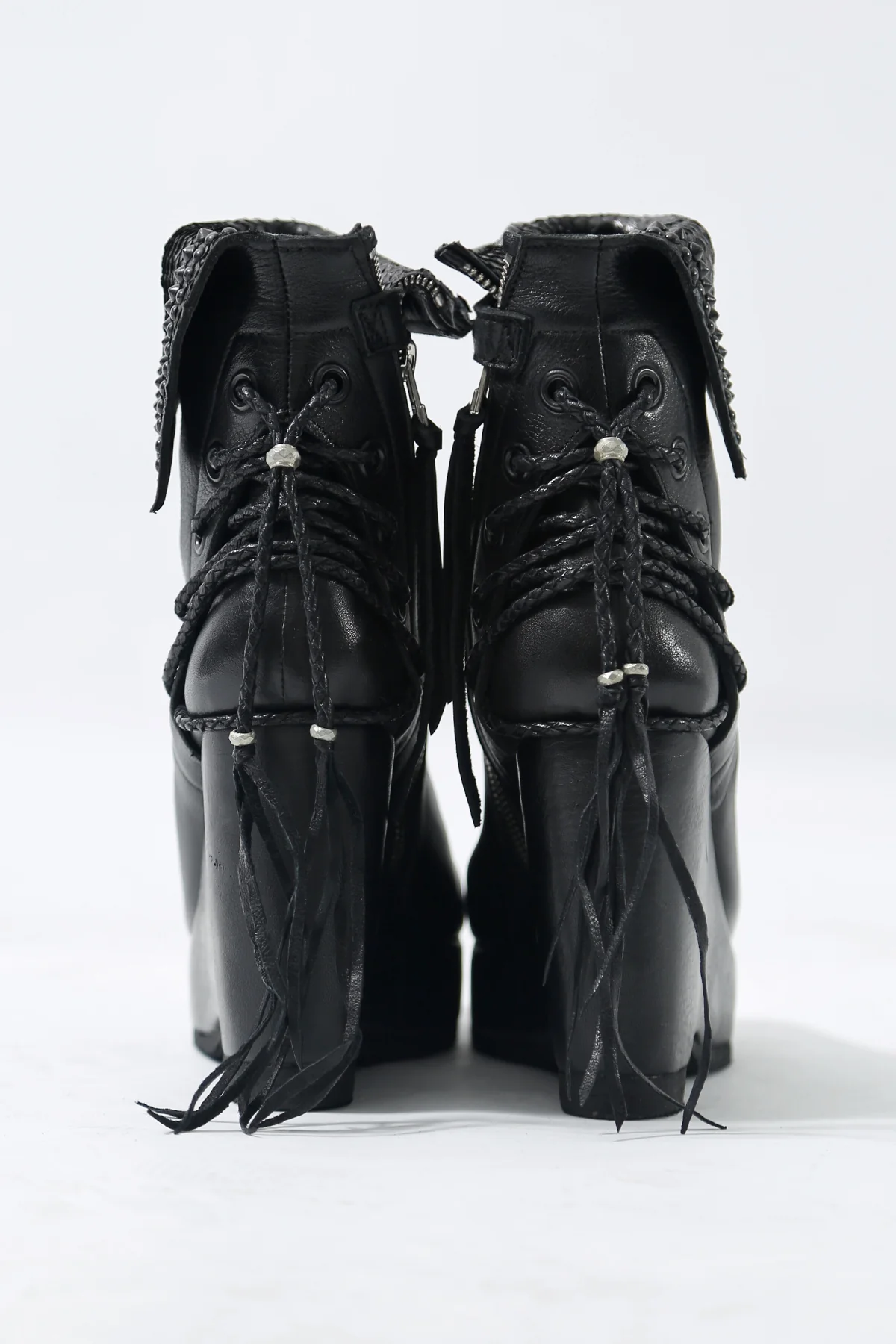 1602-BO02L Crush Braided Boots - Image 6