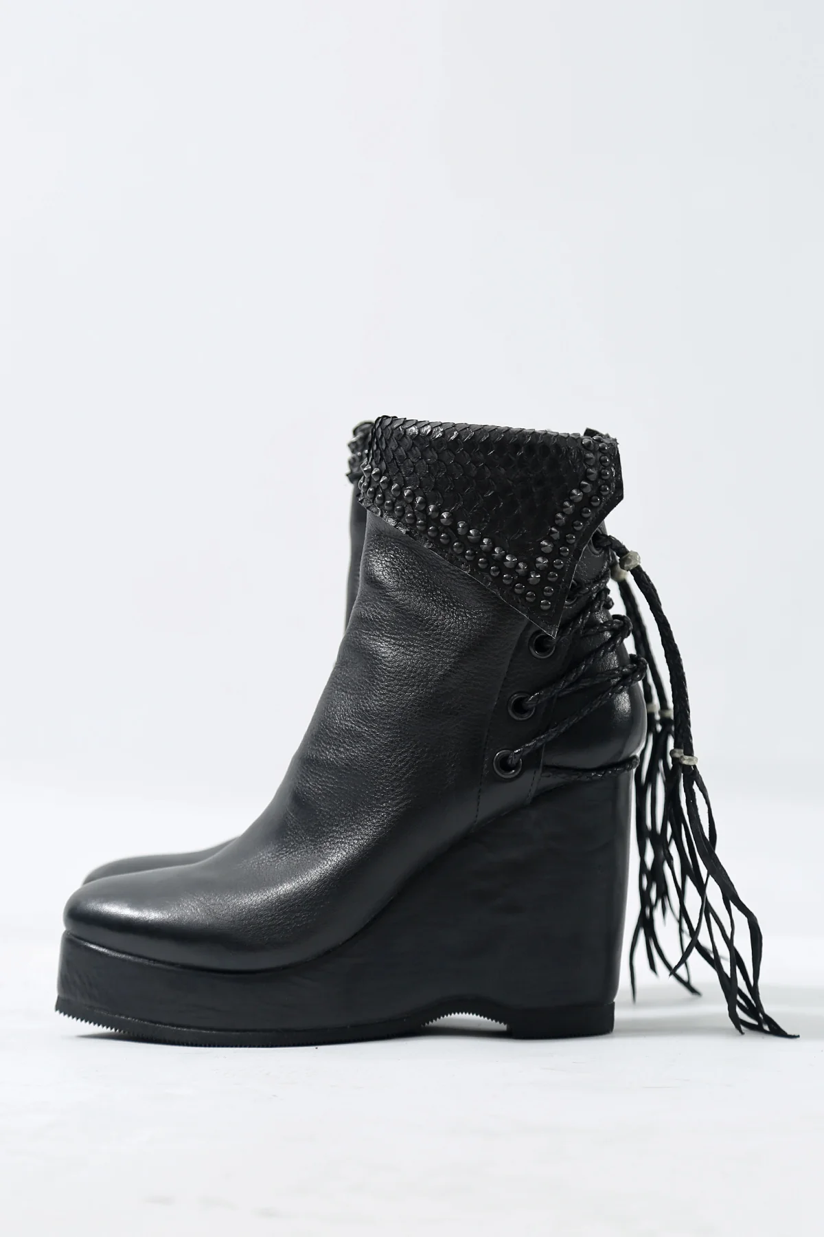 1602-BO02L Crush Braided Boots - Image 7