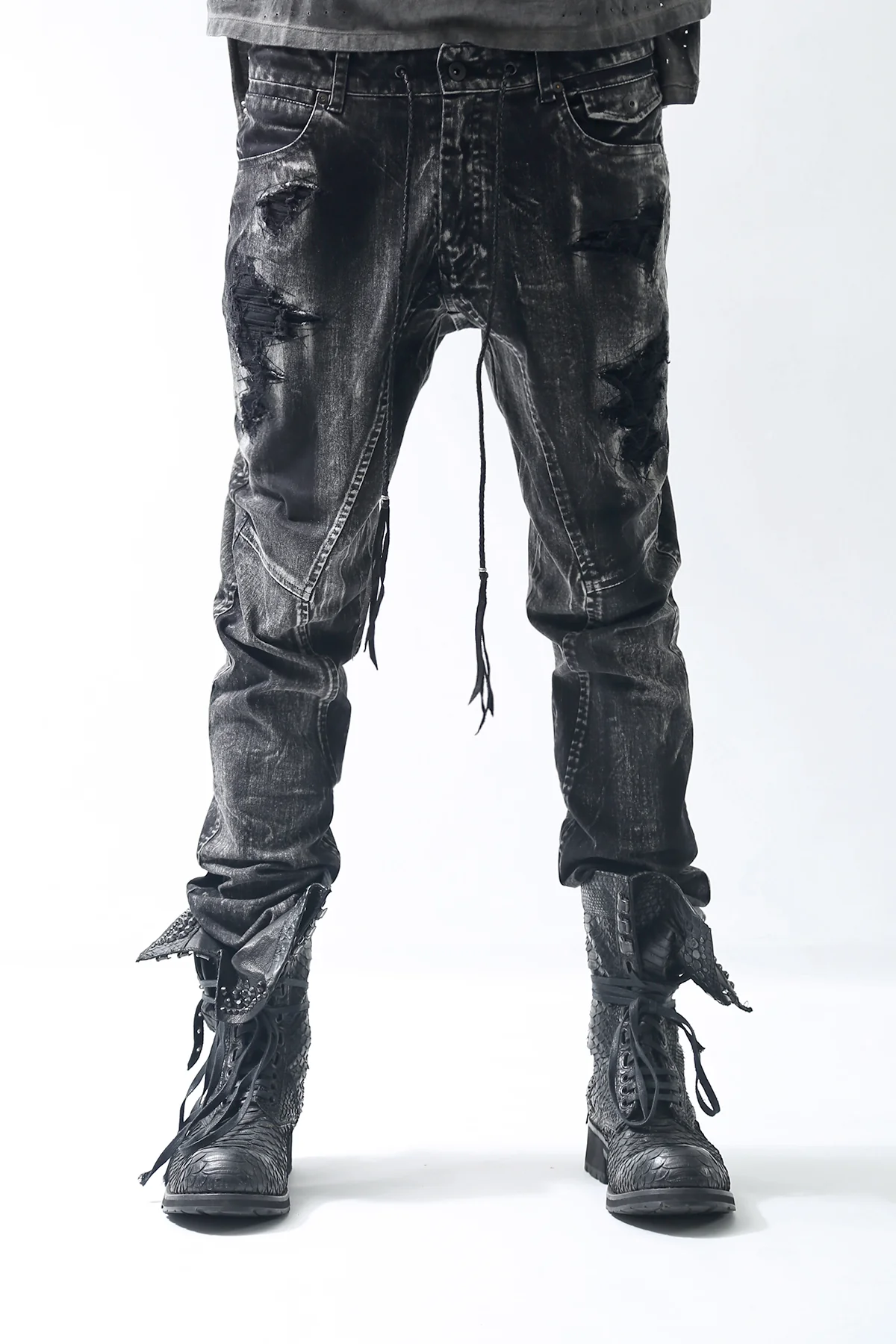 1902-PT06B Discharged Crush Pants - Image 5