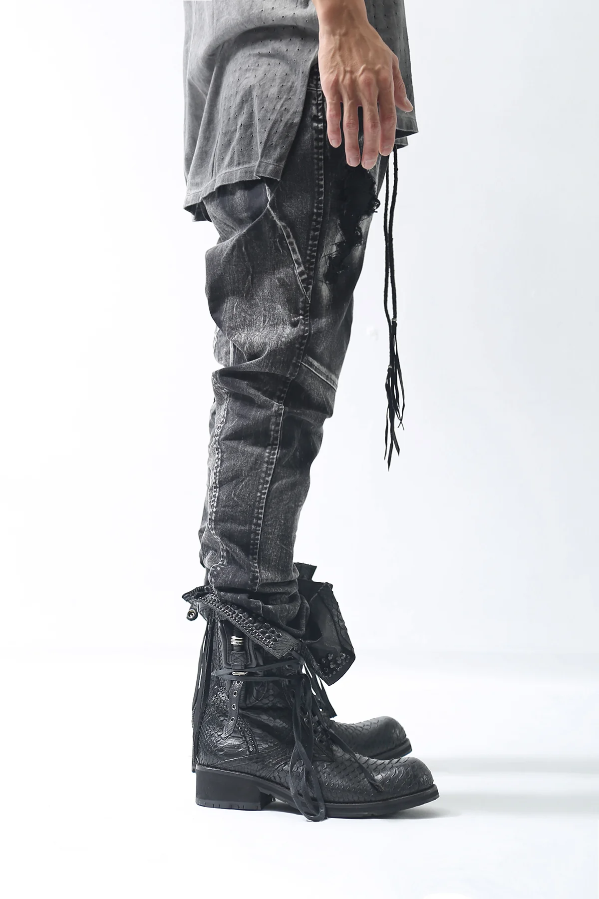 1902-PT06B Discharged Crush Pants - Image 7