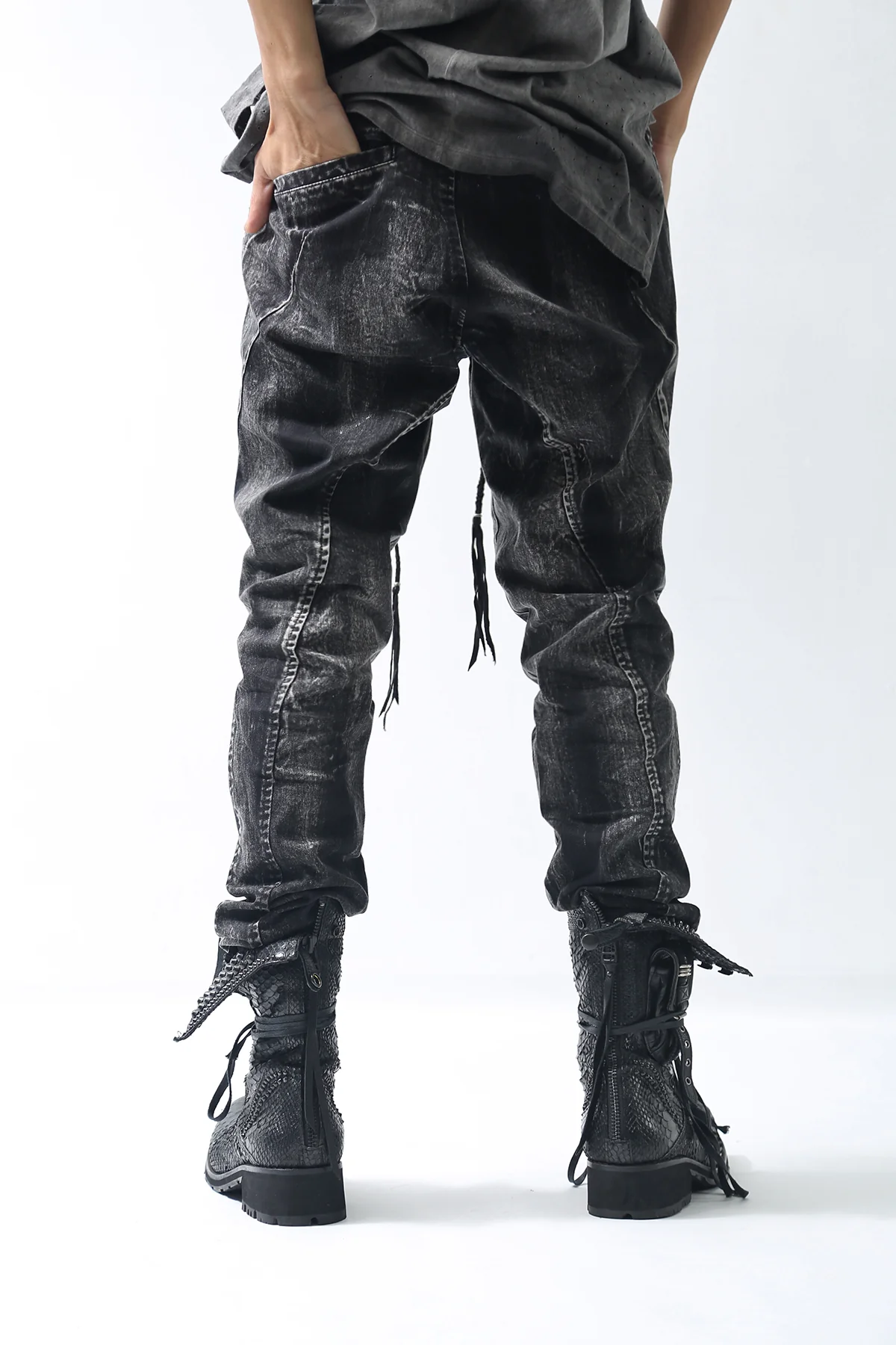 1902-PT06B Discharged Crush Pants - Image 9