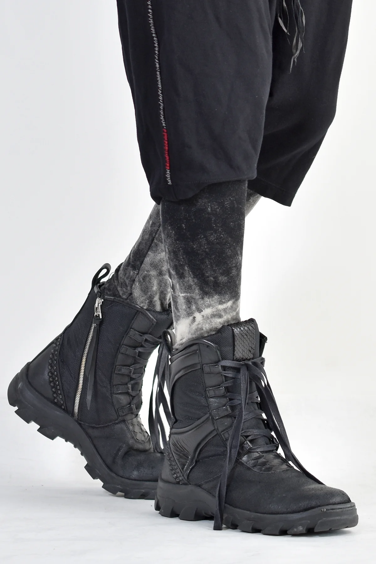 2001-PT15 Powder Storm Leggings 02 Black -Men's- - Image 9