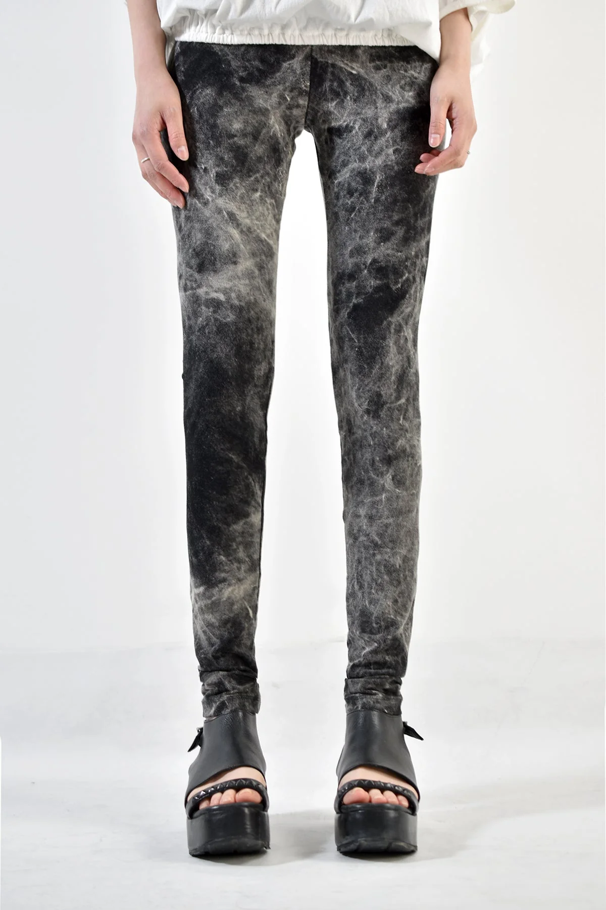 2001-PT15W Powder Storm Leggings 02 Black -Women's- - Image 3