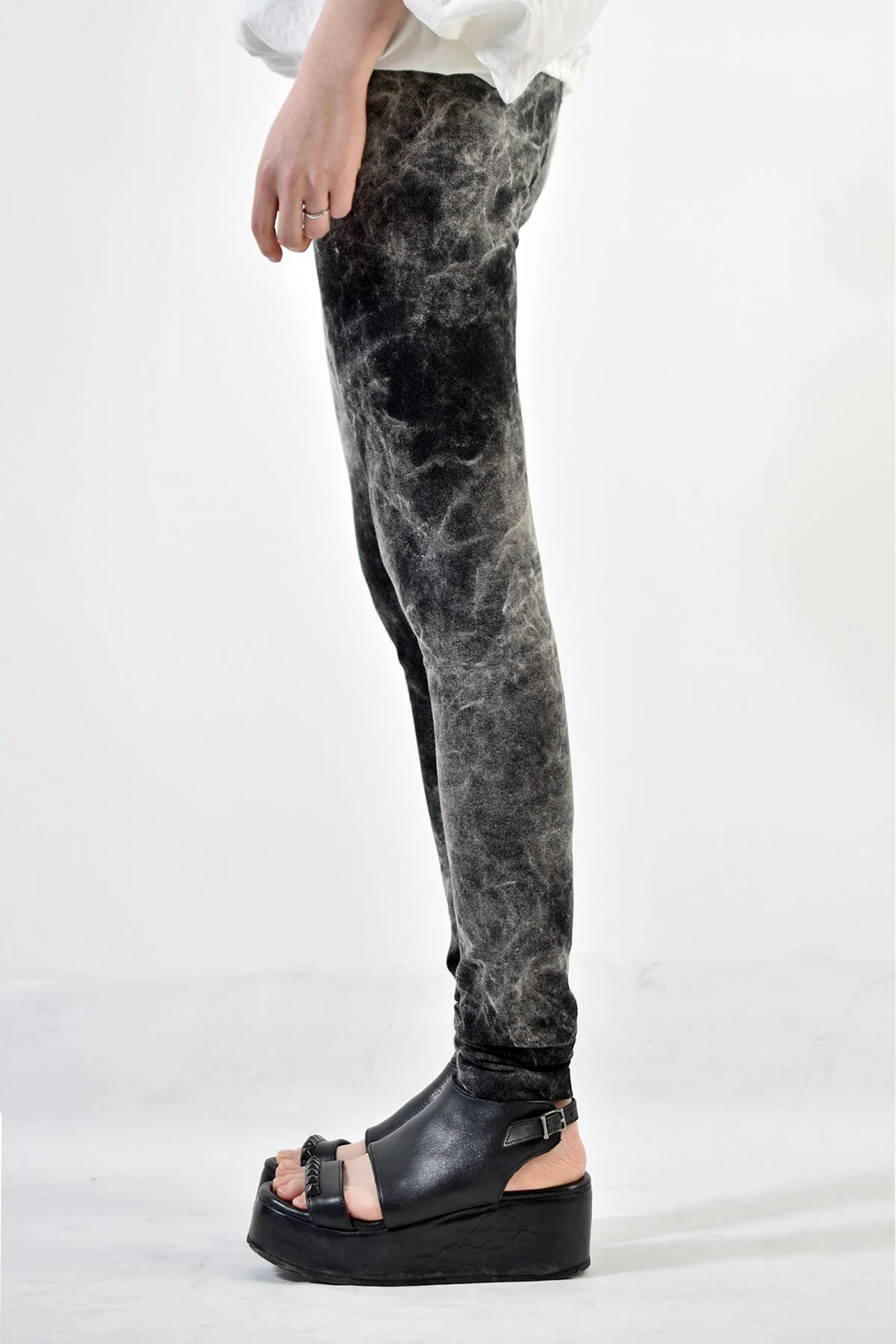 2001-PT15W Powder Storm Leggings 02 Black -Women's- - Image 4