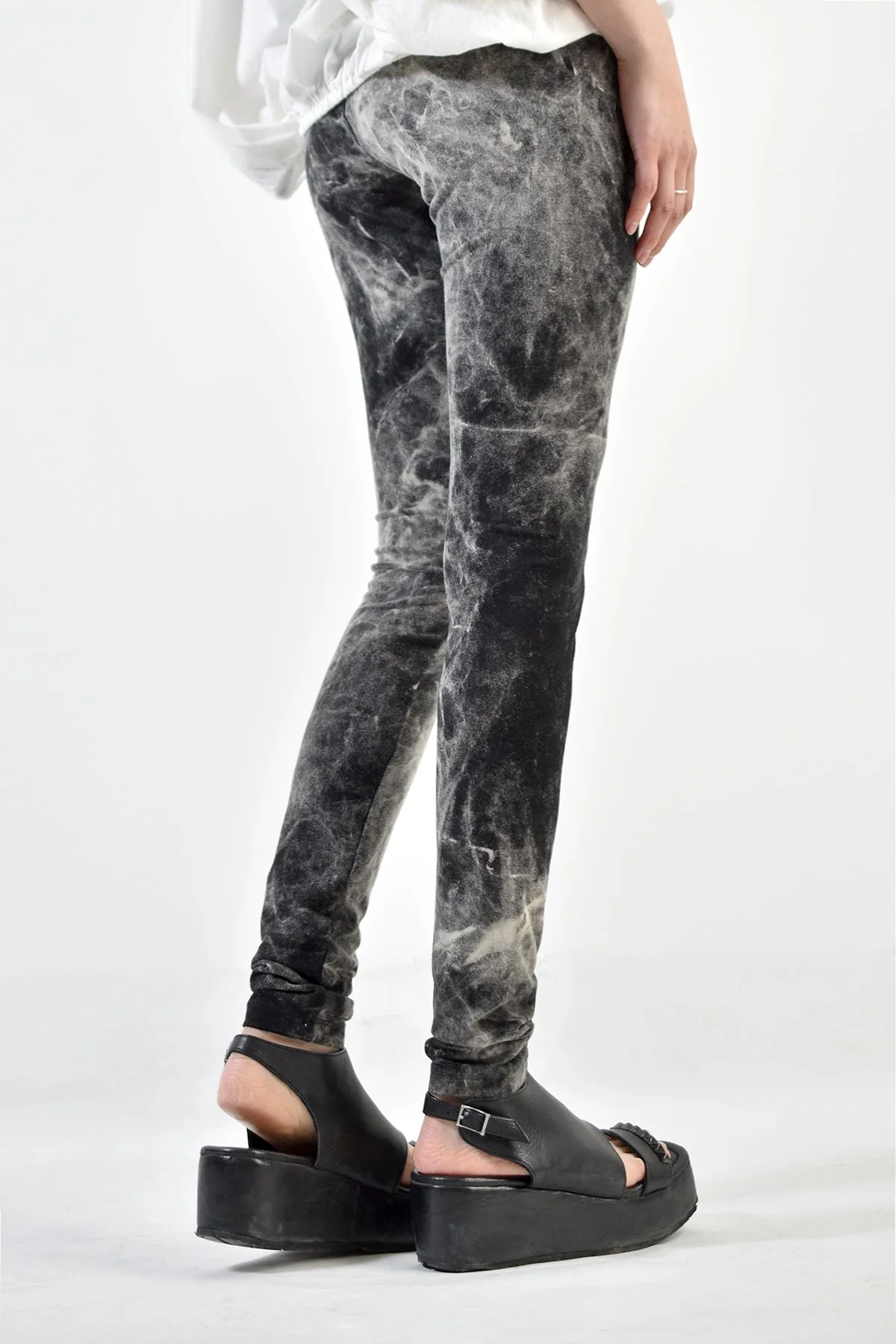 2001-PT15W Powder Storm Leggings 02 Black -Women's- - Image 7