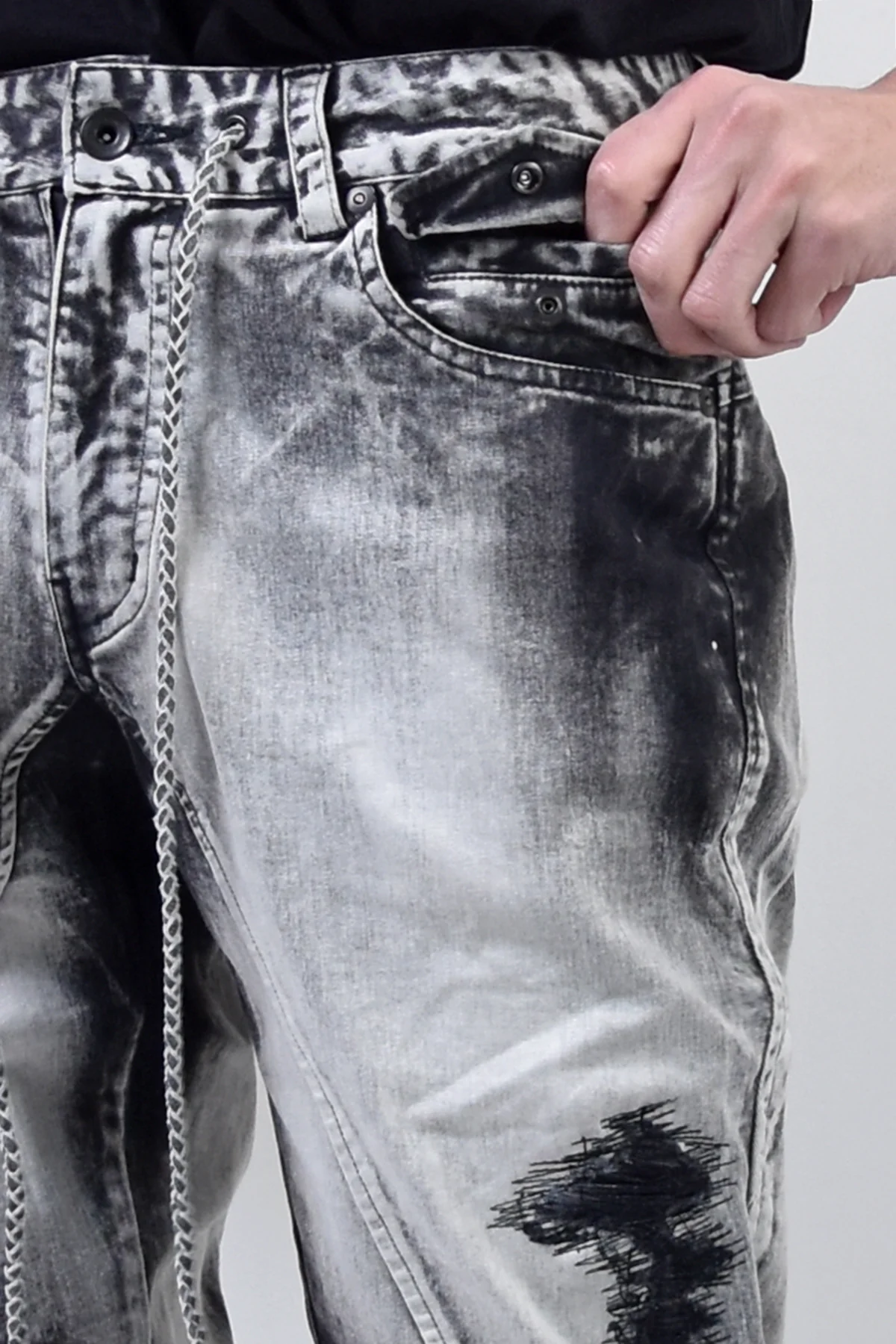 2101-PT01C Discharged Stretch Twill Pants 02 - Image 13
