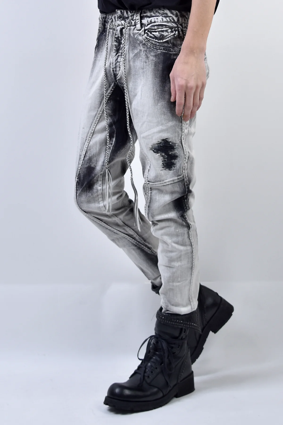 2101-PT01C Discharged Stretch Twill Pants 02 - Image 4