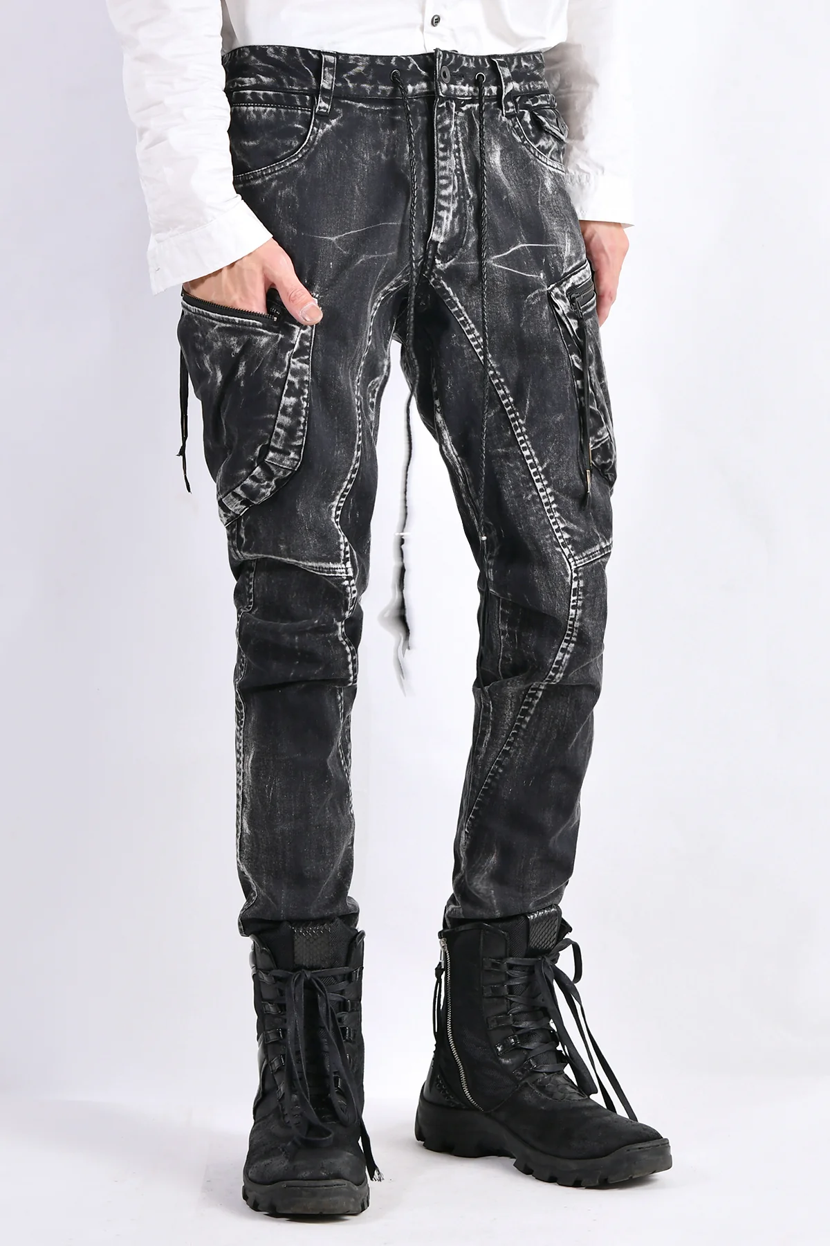 2102-PT02B Discharged Double Pocket Twill Pants 03 - Image 11