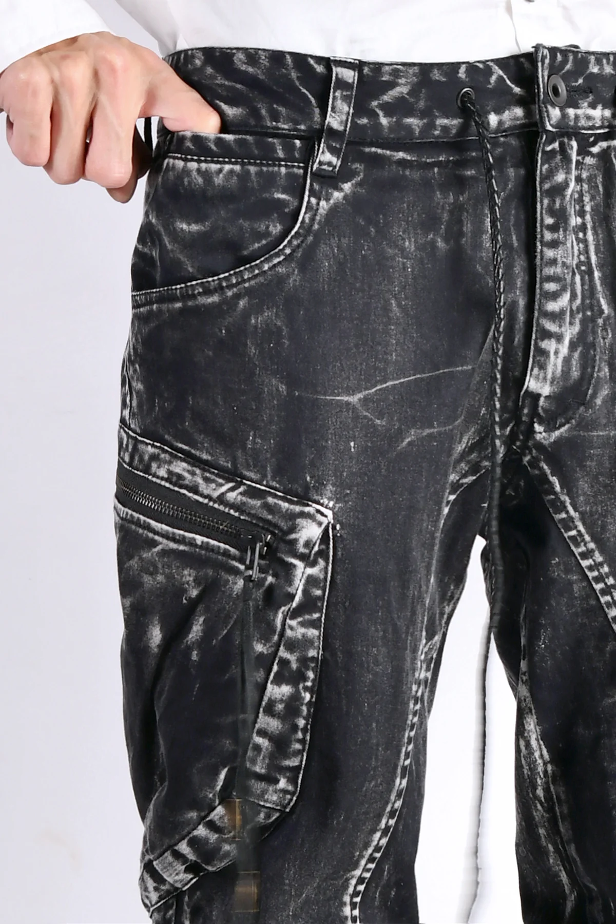 2102-PT02B Discharged Double Pocket Twill Pants 03 - Image 13