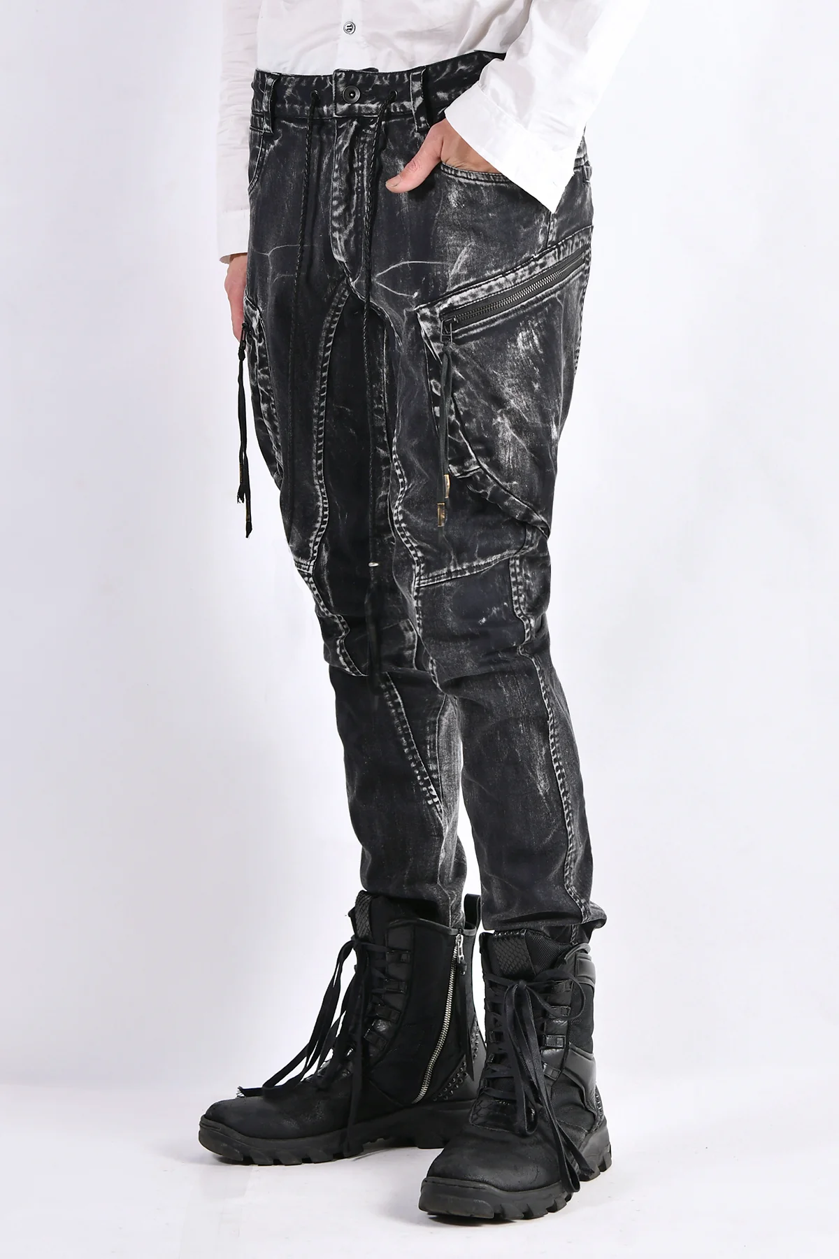 2102-PT02B Discharged Double Pocket Twill Pants 03 - Image 15