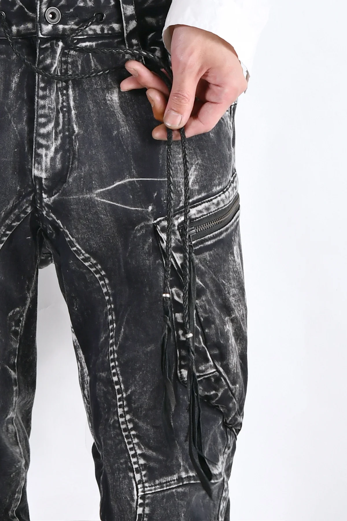 2102-PT02B Discharged Double Pocket Twill Pants 03 - Image 19