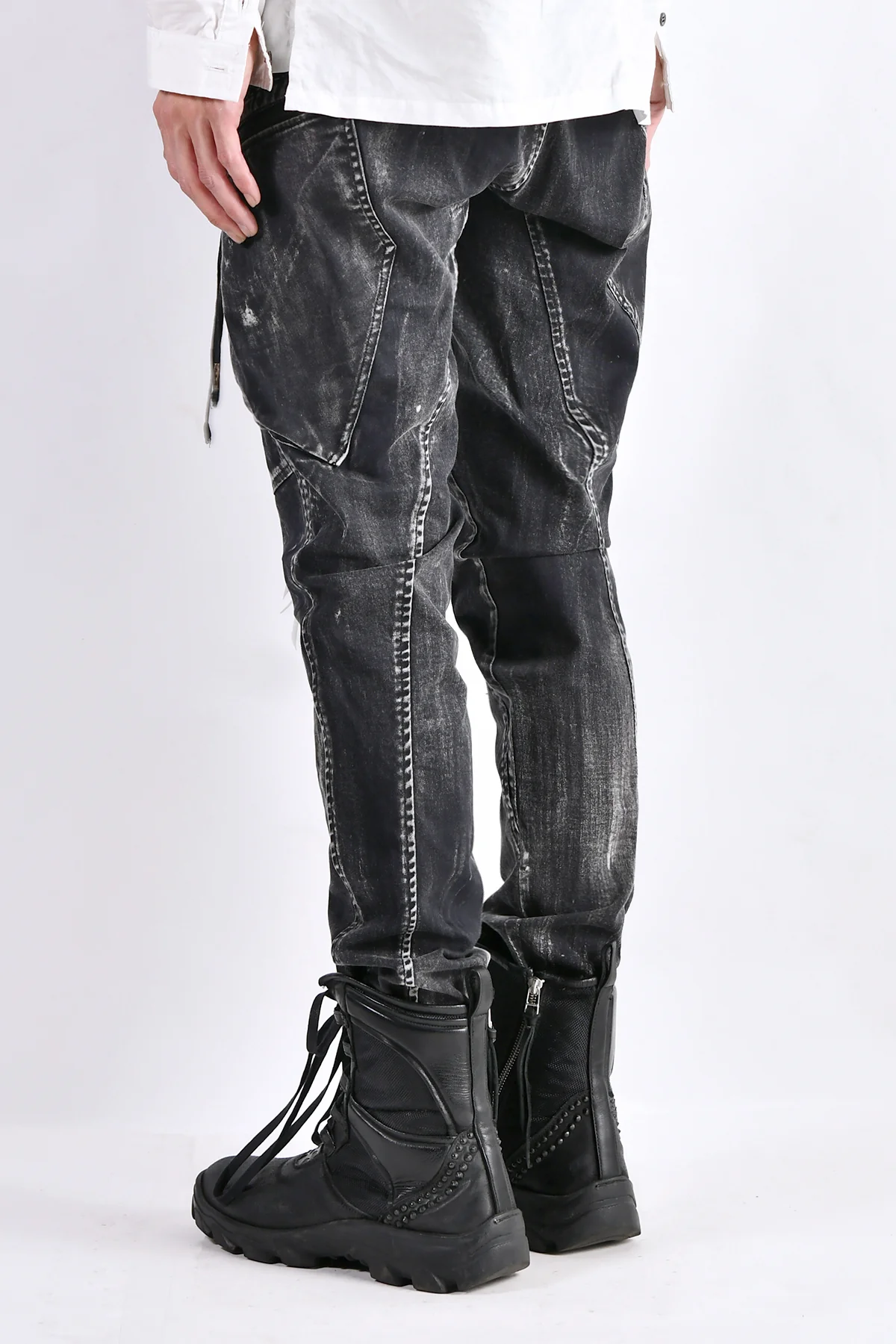 2102-PT02B Discharged Double Pocket Twill Pants 03 - Image 6
