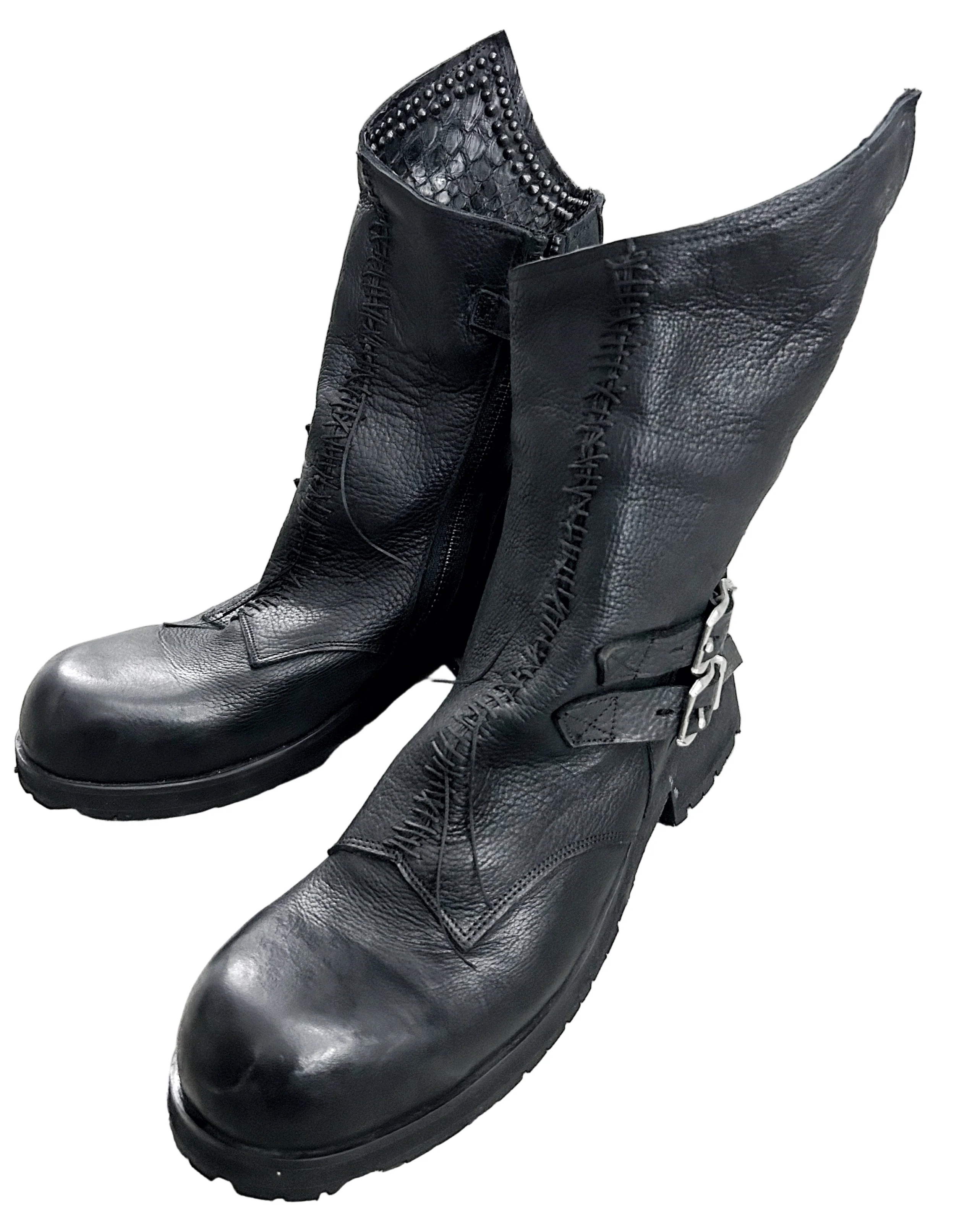 2201-BO02 Crush Short Boots 04 - Image 3
