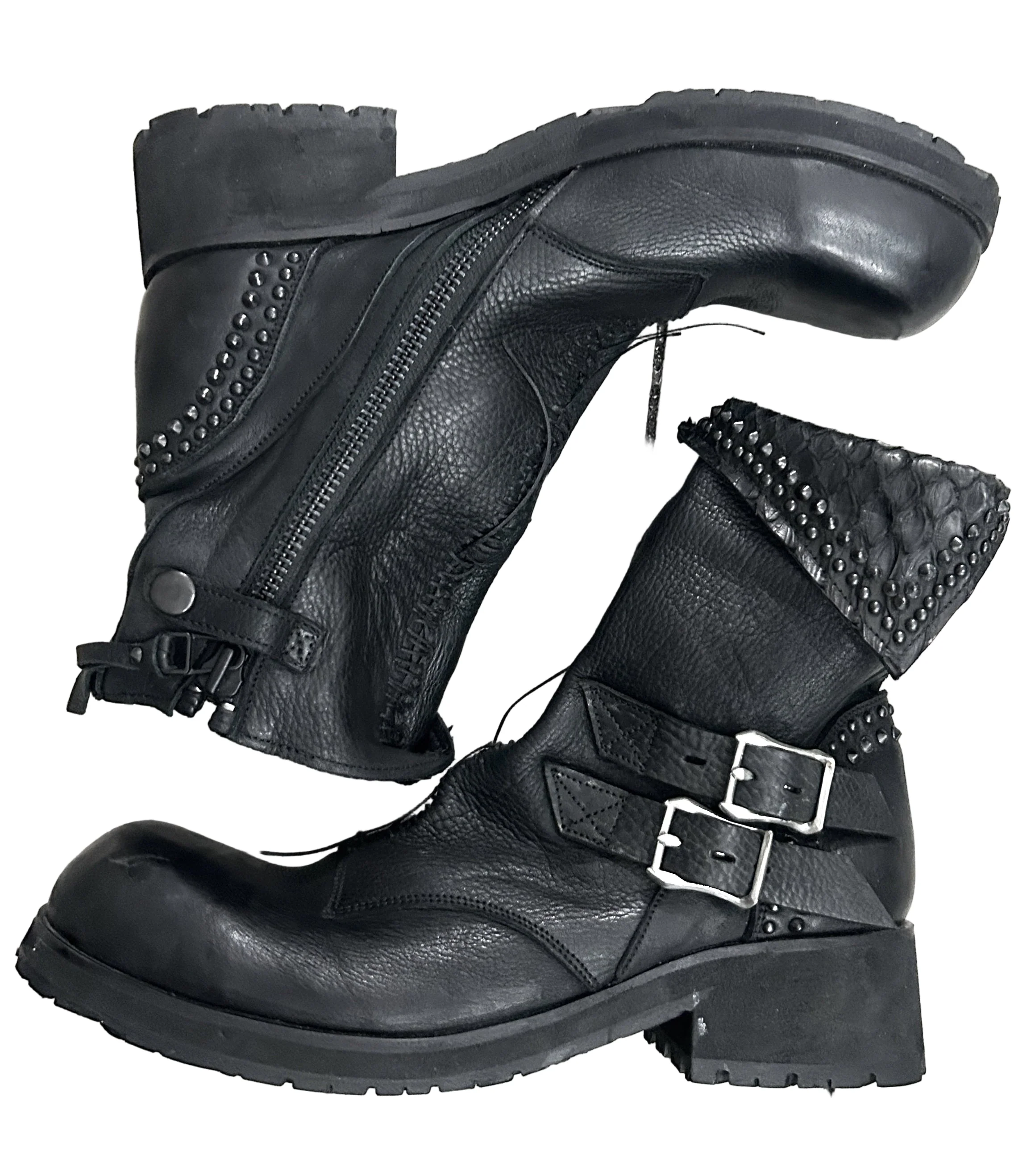 2201-BO02 Crush Short Boots 04 - Image 5
