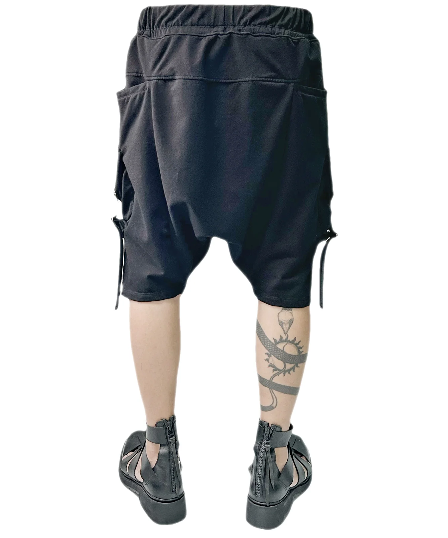 2401-PT06 Black Raven Shorts 05 Black - Image 17