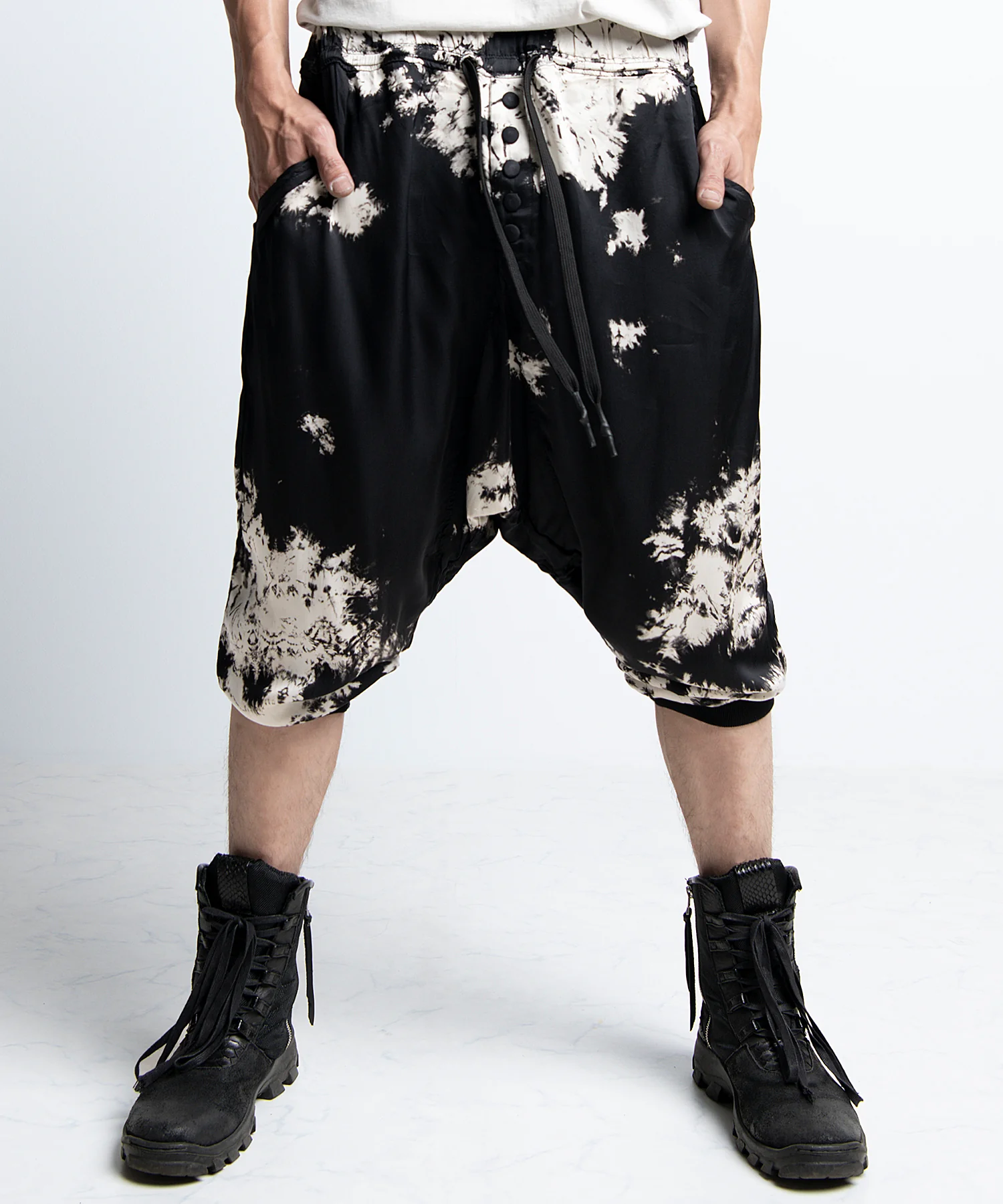 2401-PT08 Tie Dye Viscose Triangle Pants - Image 15