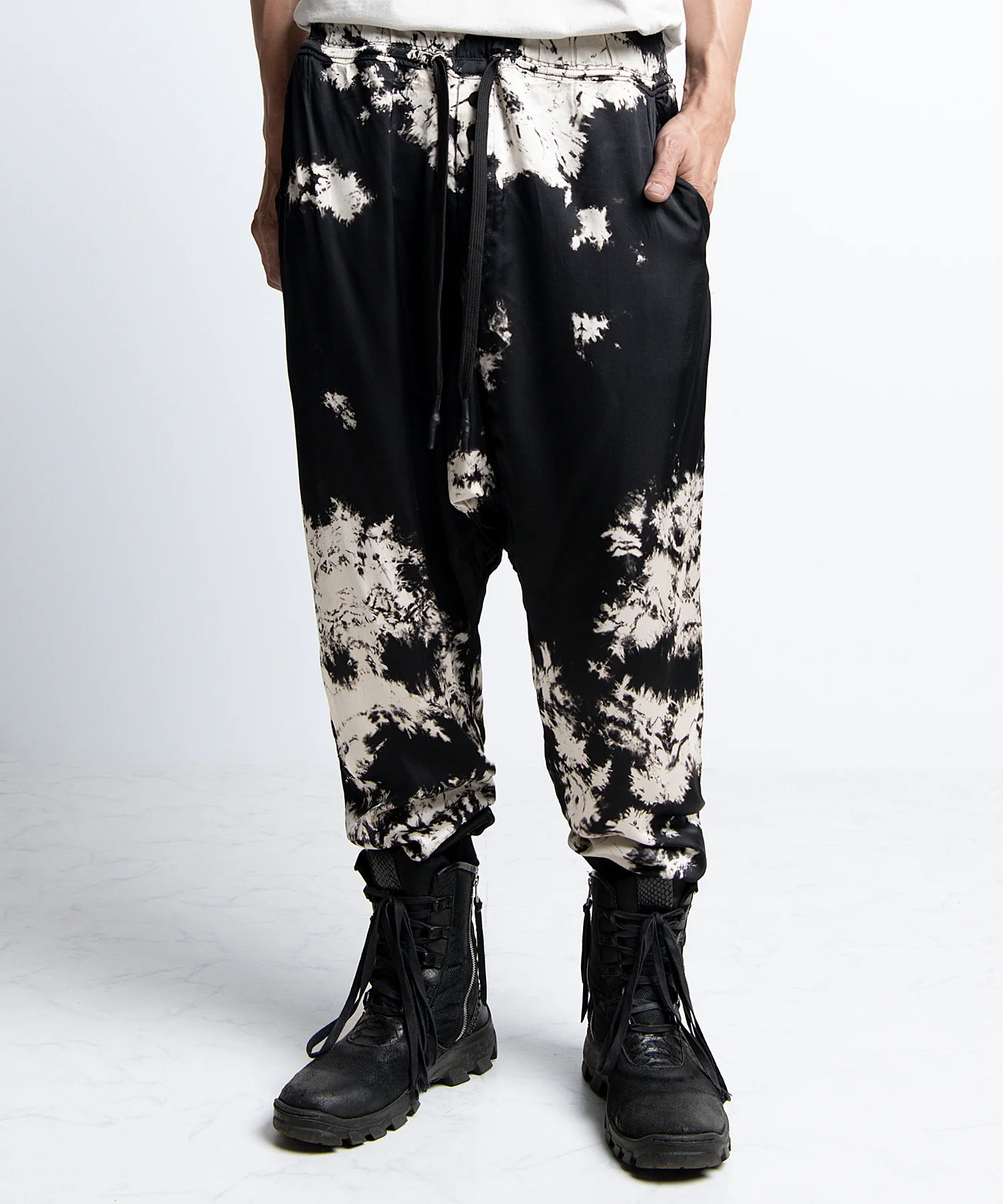 2401-PT08 Tie Dye Viscose Triangle Pants - Image 16