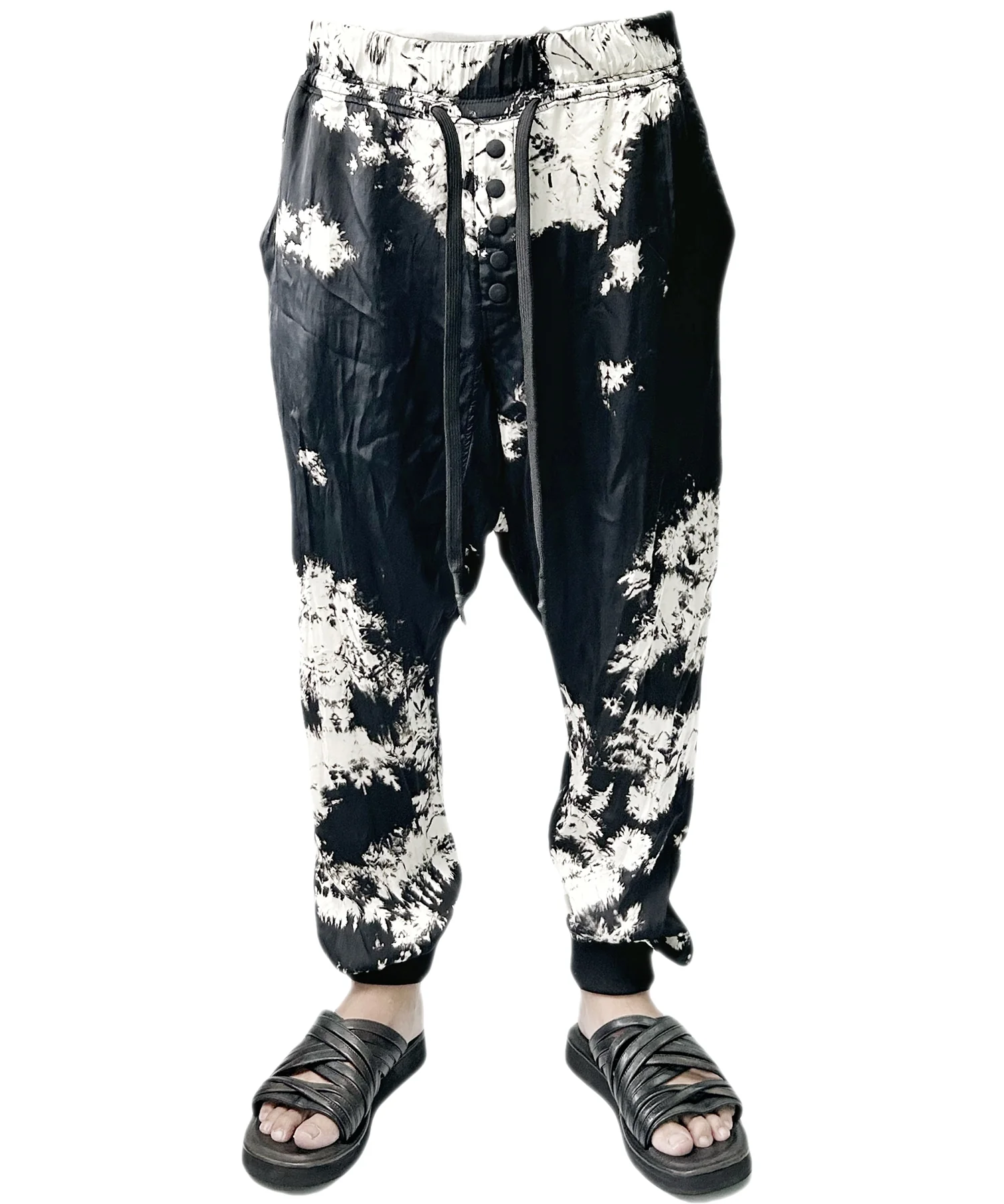2401-PT08 Tie Dye Viscose Triangle Pants - Image 17