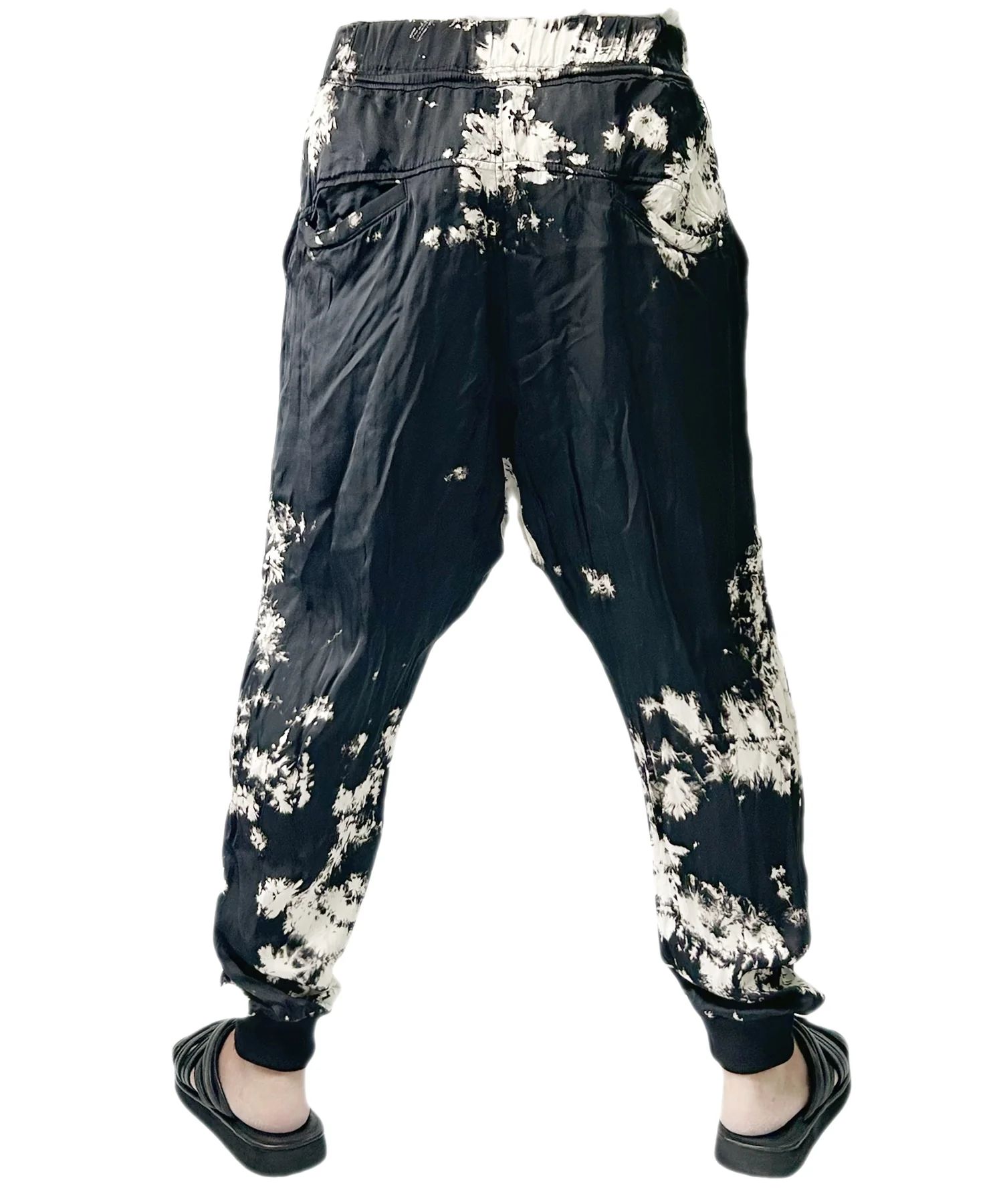 2401-PT08 Tie Dye Viscose Triangle Pants - Image 18