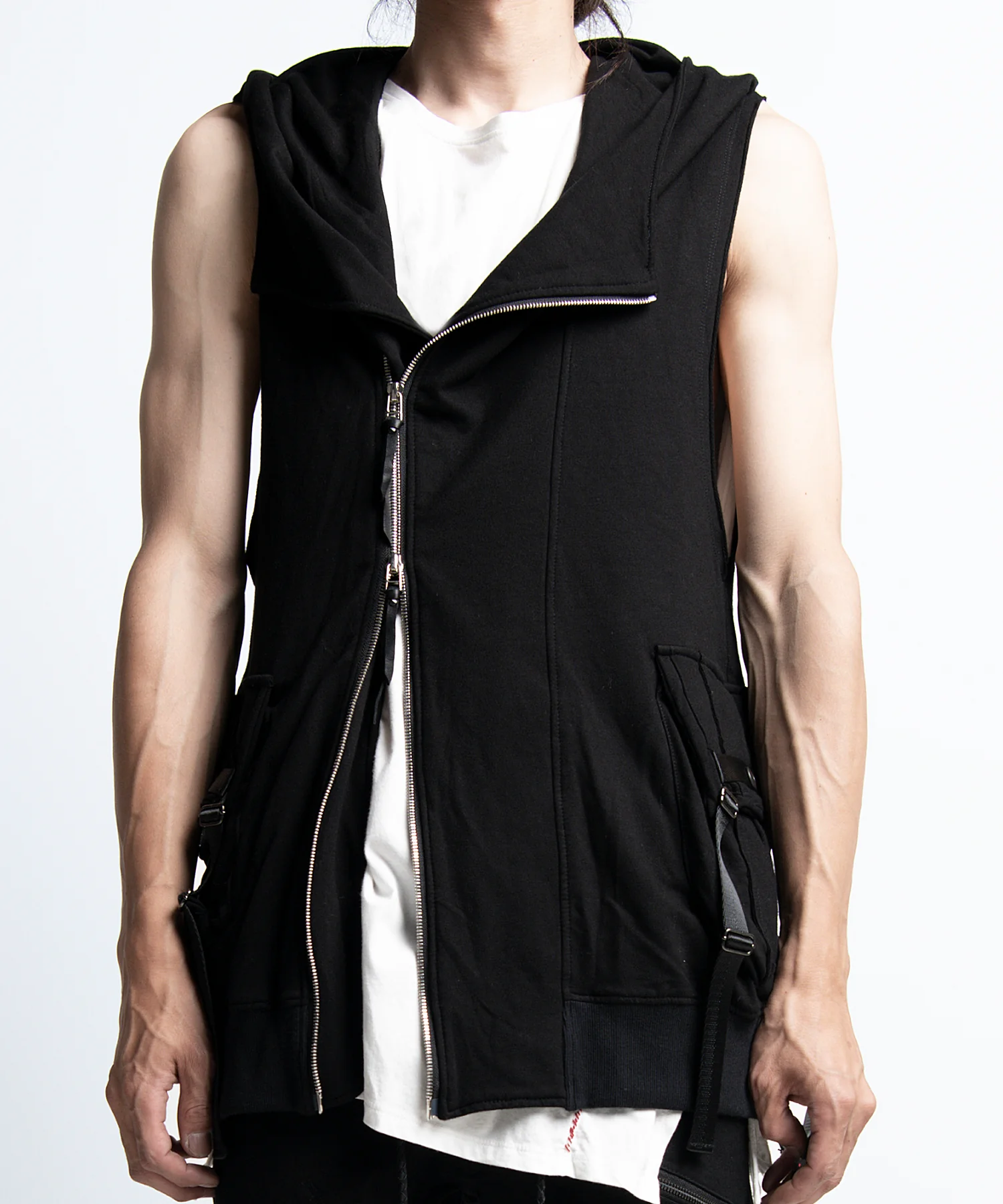 2401-TP08 Black Raven Vest 05 Black - Image 17
