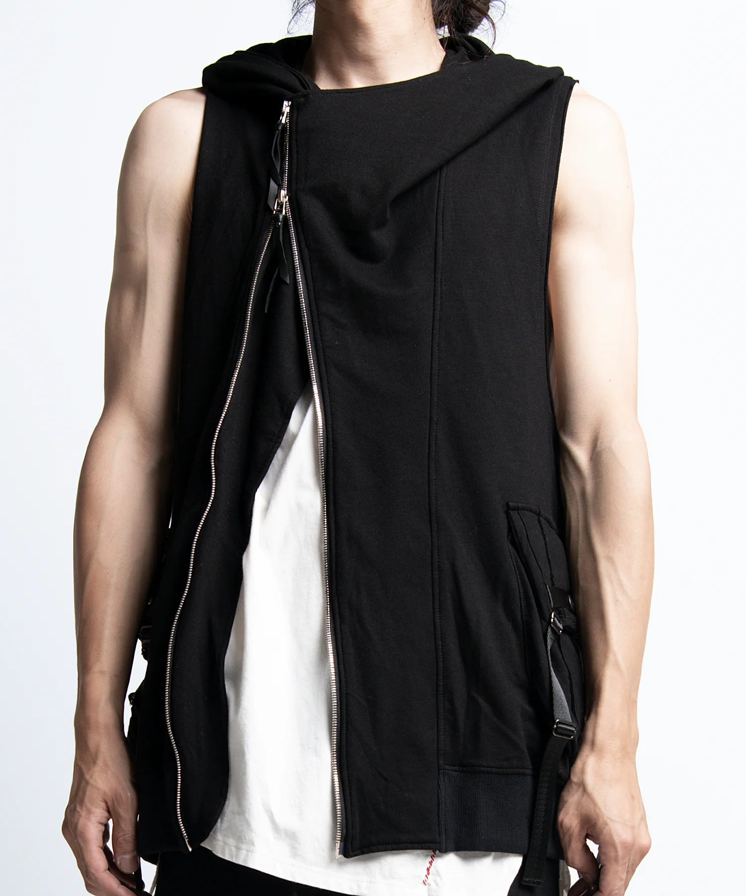 2401-TP08 Black Raven Vest 05 Black - Image 18