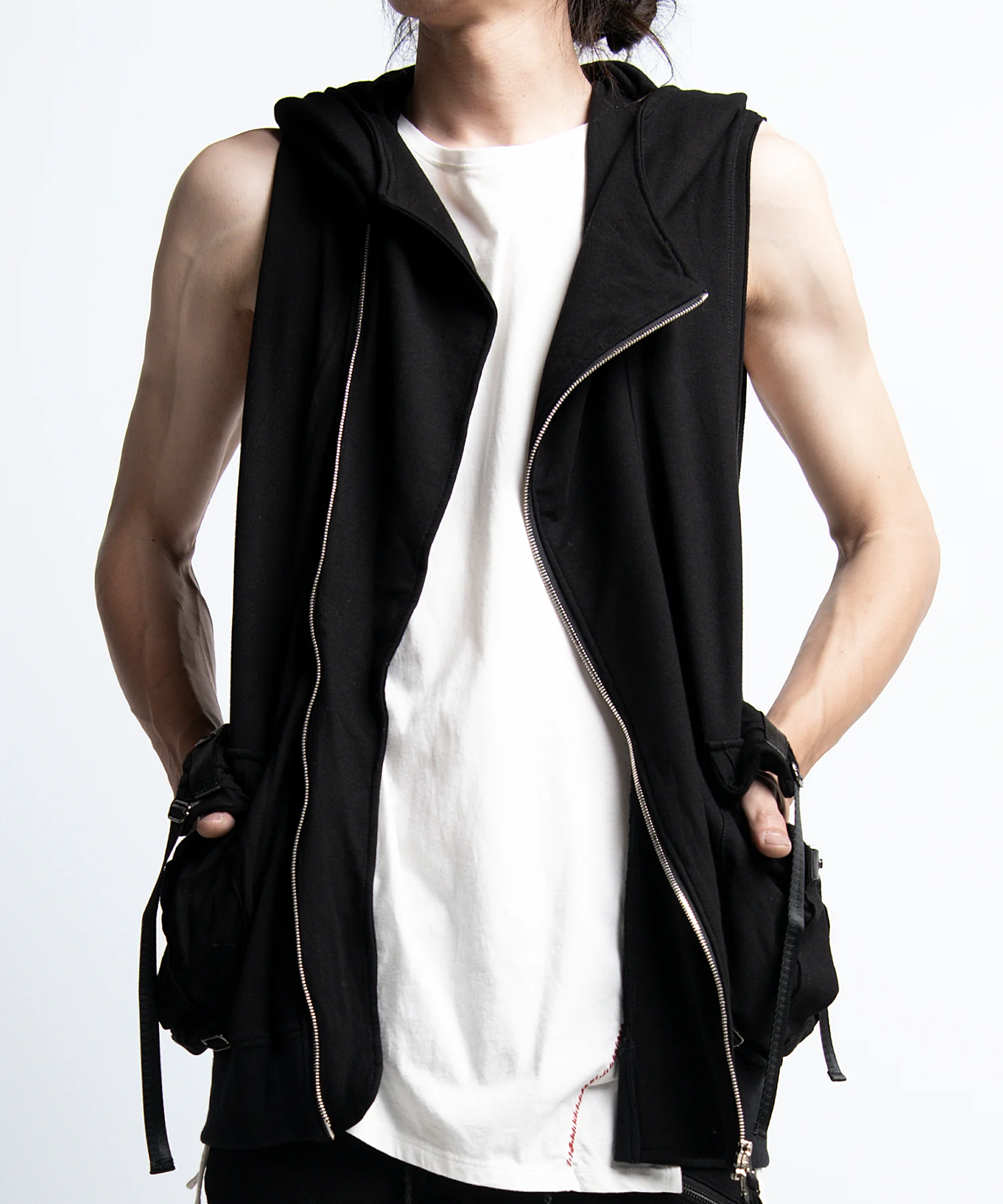 2401-TP08 Black Raven Vest 05 Black - Image 20