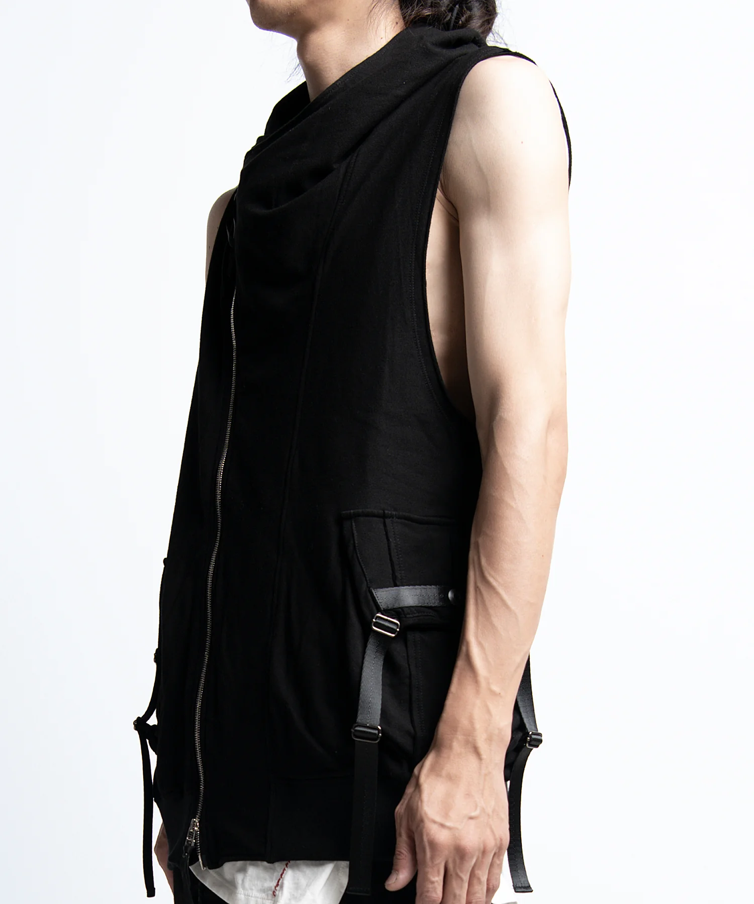 2401-TP08 Black Raven Vest 05 Black - Image 4