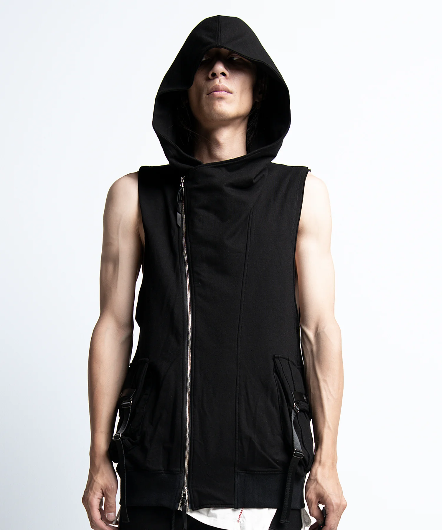 2401-TP08 Black Raven Vest 05 Black - Image 7