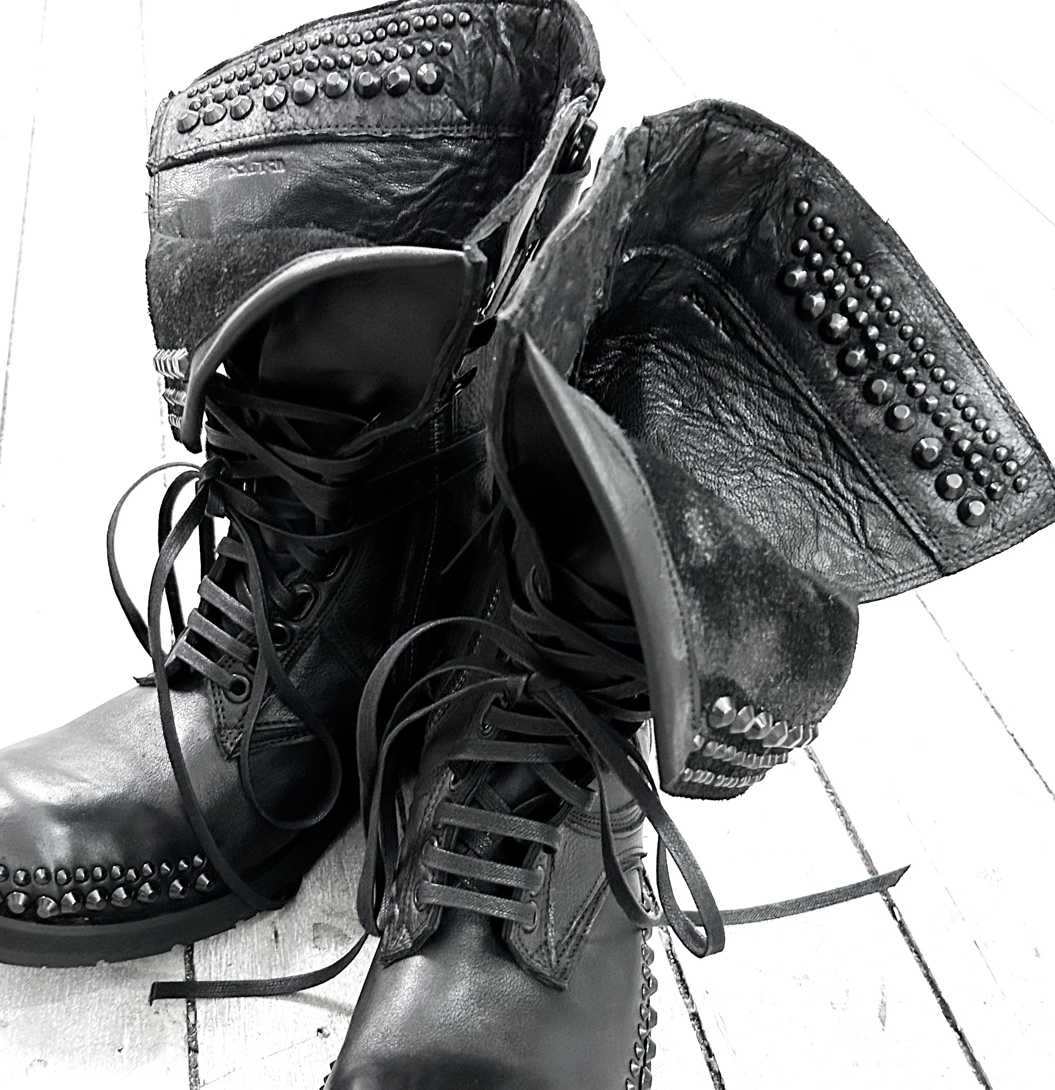 2402-BO02 Chrome Braided Boots 12 - Image 10