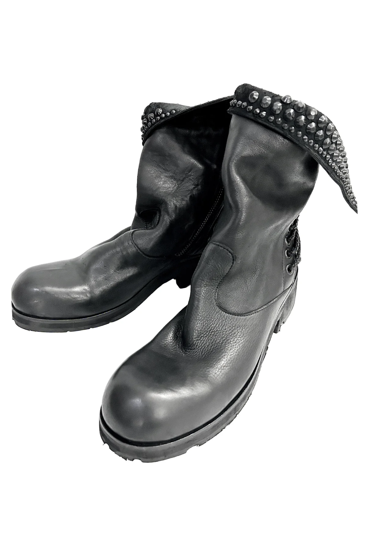 2402-BO05 Crush Braided Boots 02