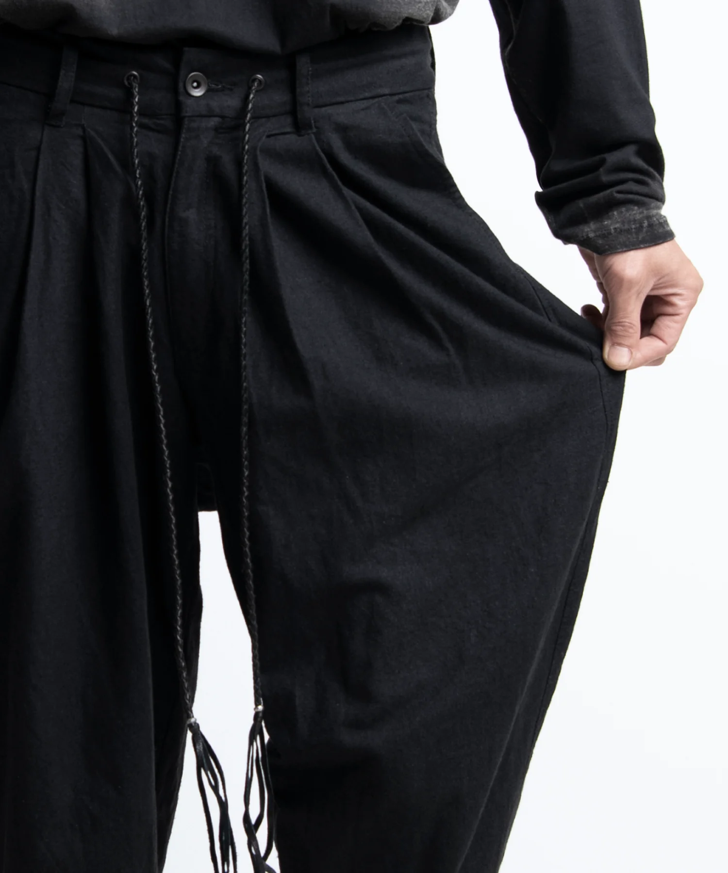 2402-PT01 Layered Tuck Pants - Image 11