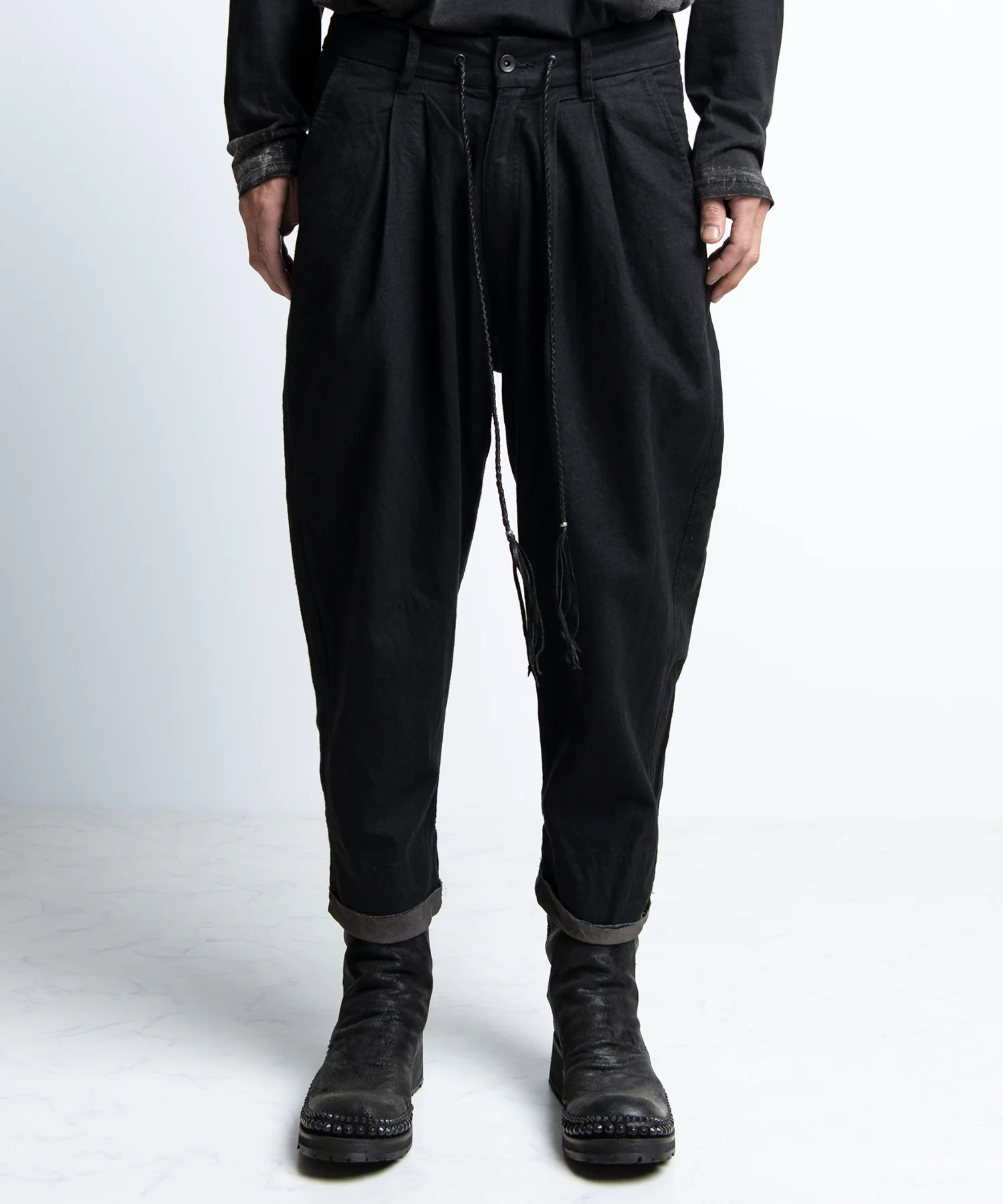 2402-PT01 Layered Tuck Pants - Image 3