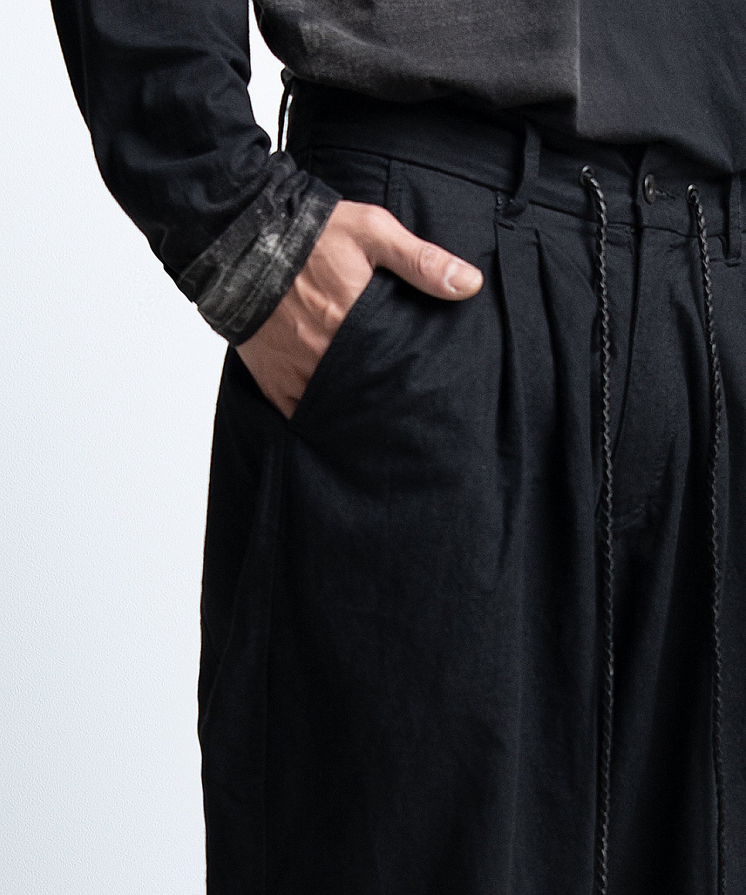 2402-PT01 Layered Tuck Pants - Image 7