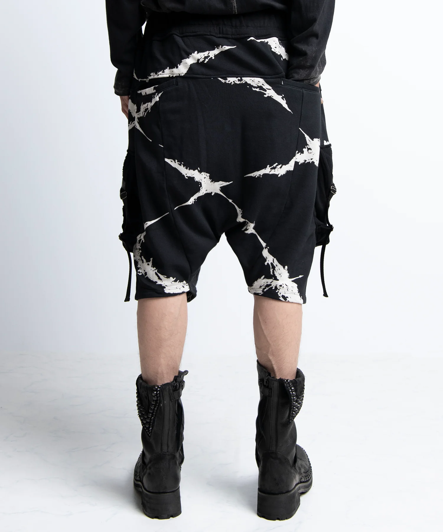 2402-PT08 Sweat Cotton Cross Shorts - Image 13