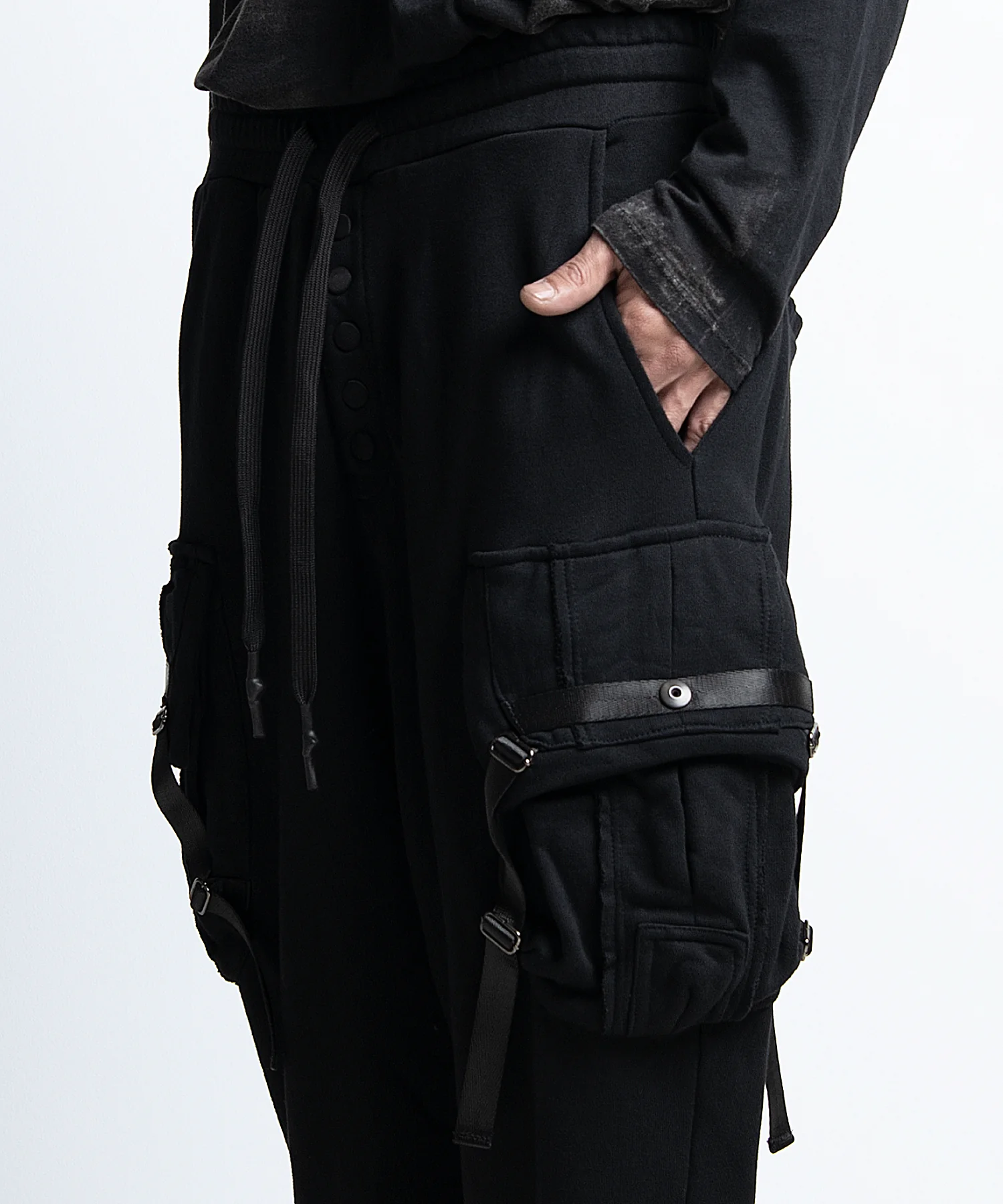 2402-PT14 Cotton Sweat Cargo Pants - Image 10