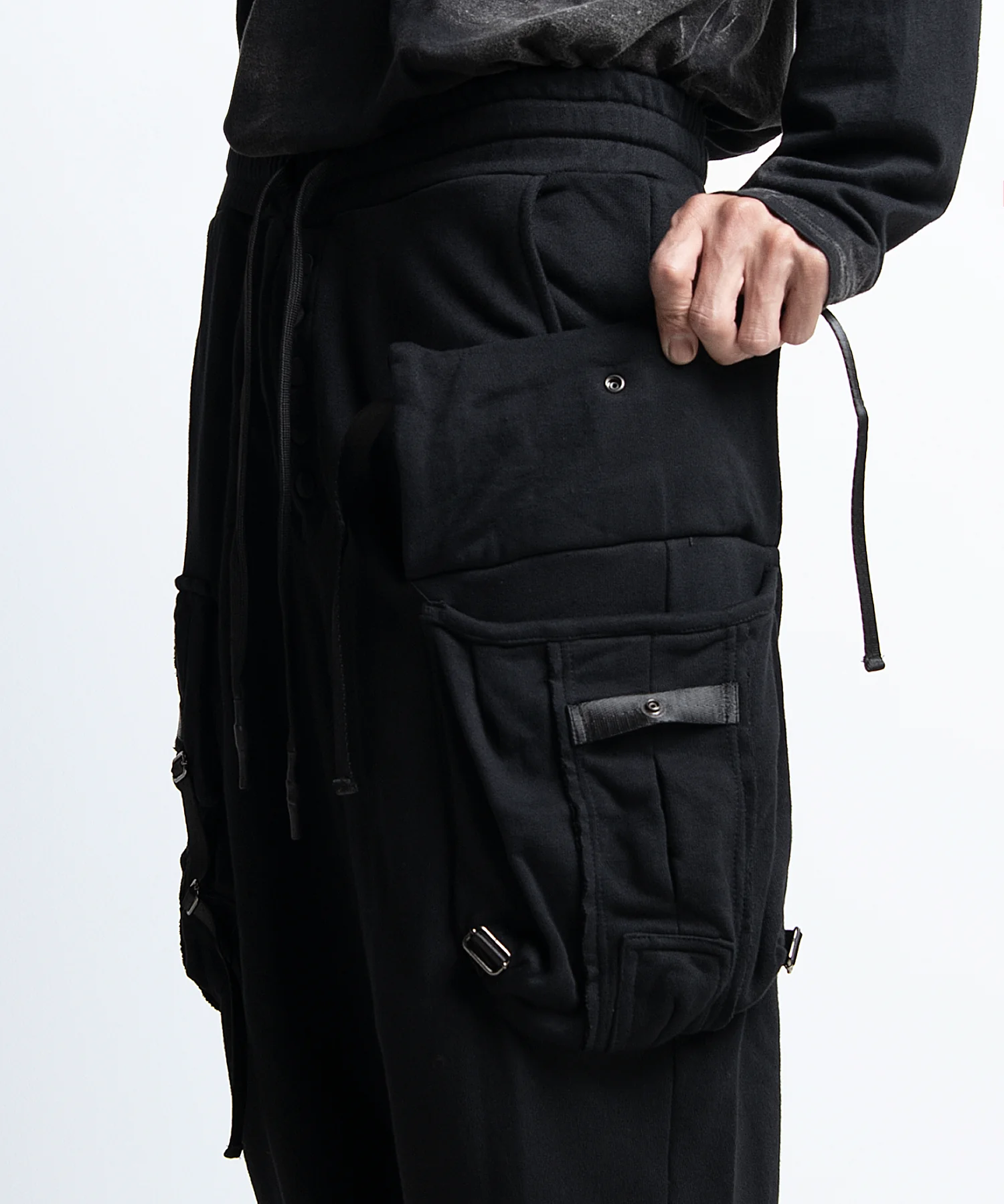 2402-PT14 Cotton Sweat Cargo Pants - Image 11