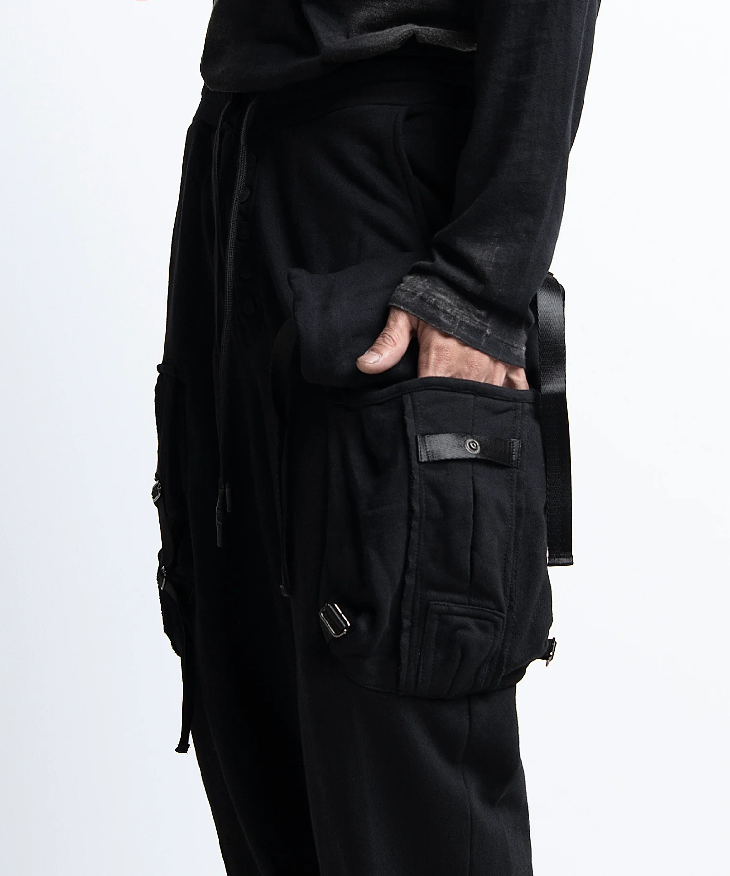 2402-PT14 Cotton Sweat Cargo Pants - Image 12