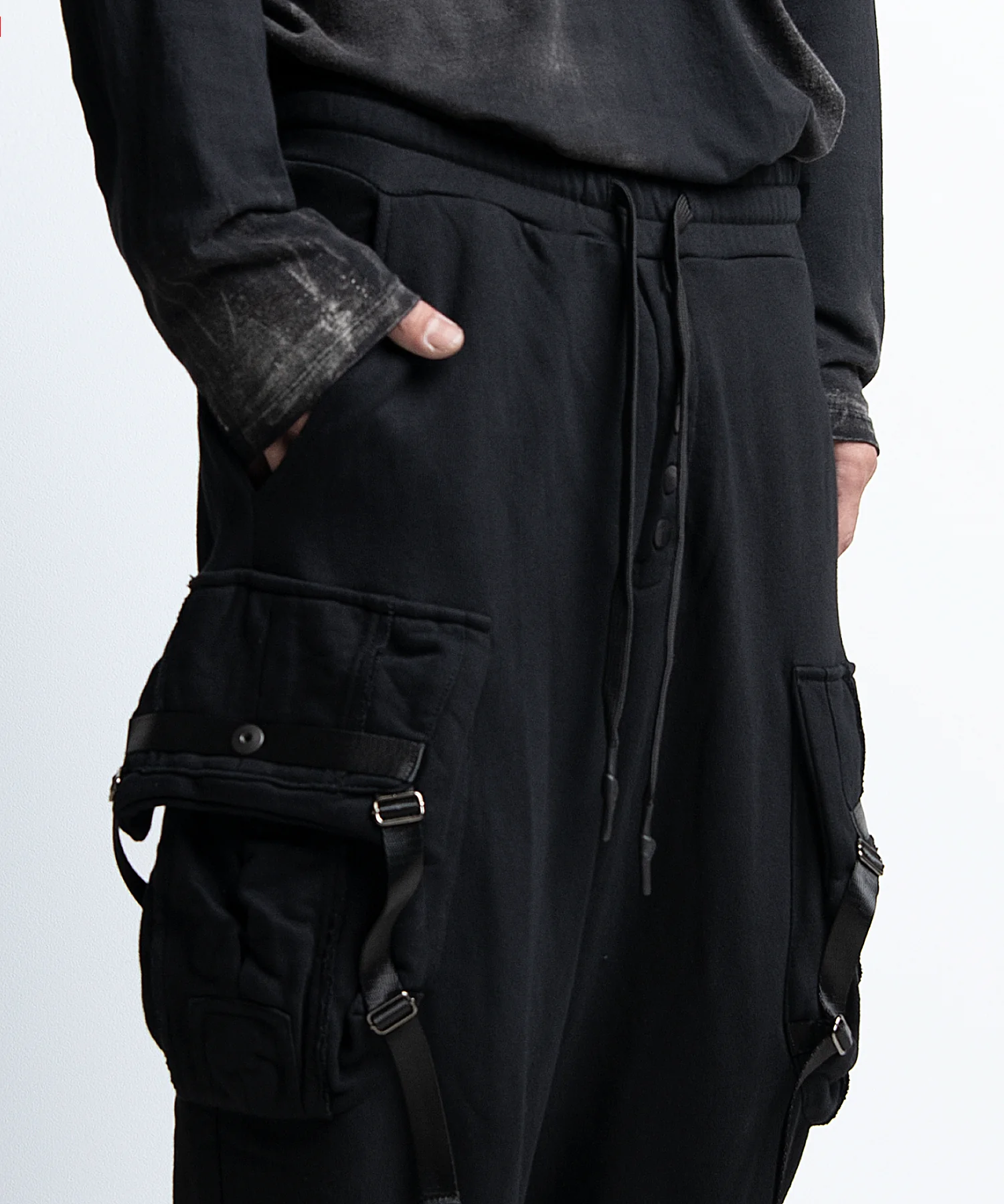 2402-PT14 Cotton Sweat Cargo Pants - Image 7