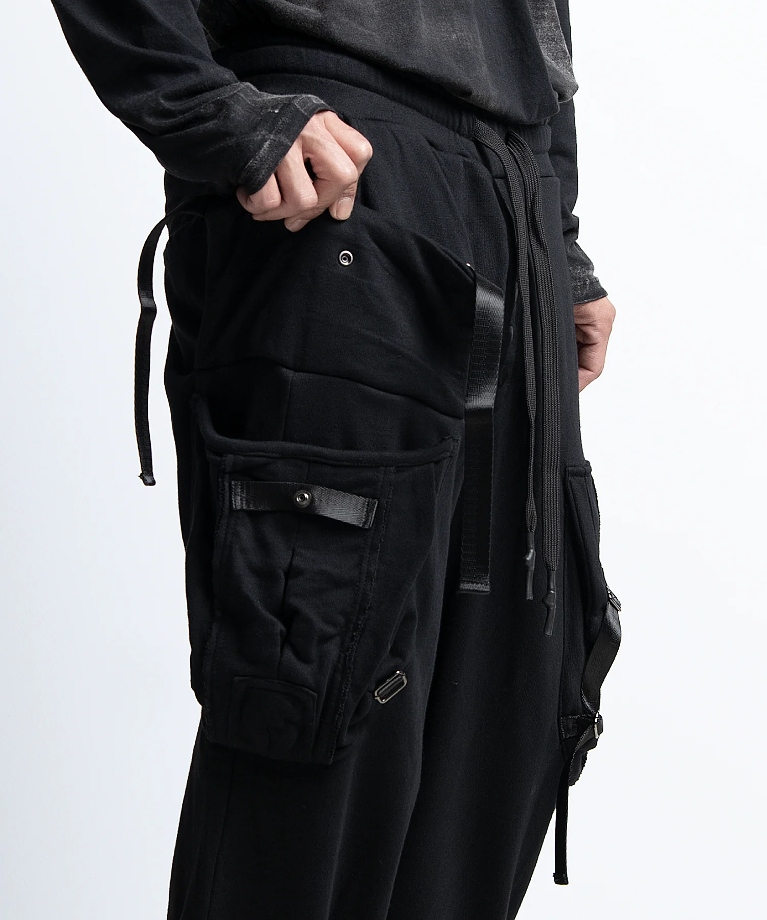 2402-PT14 Cotton Sweat Cargo Pants - Image 8