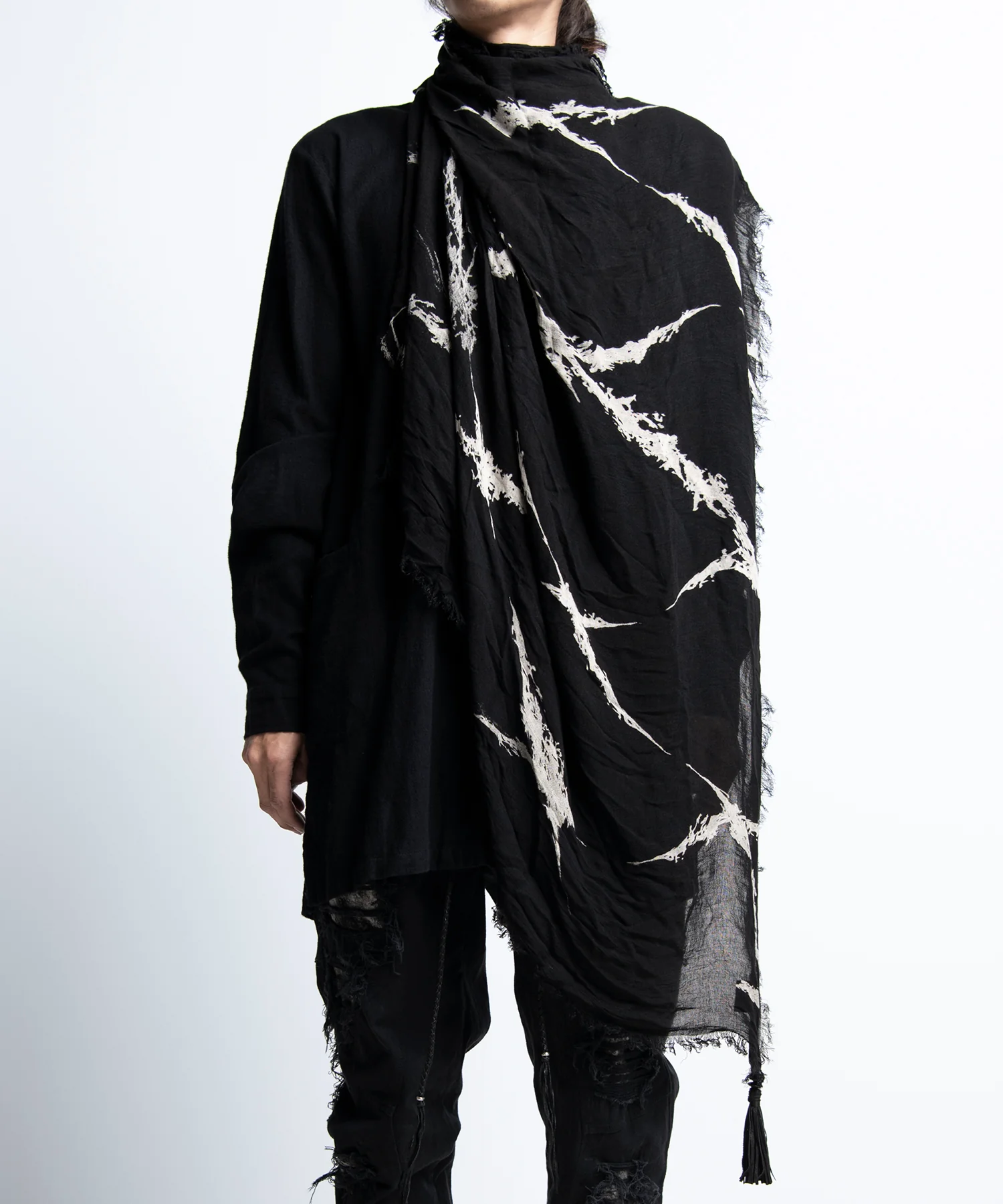 2402-ST01 Discharged Cross Stole - Image 8