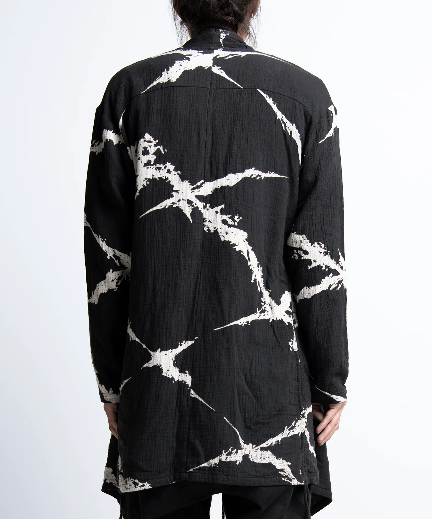 2402-TP10 Cross Gauze Cardigan - Image 4