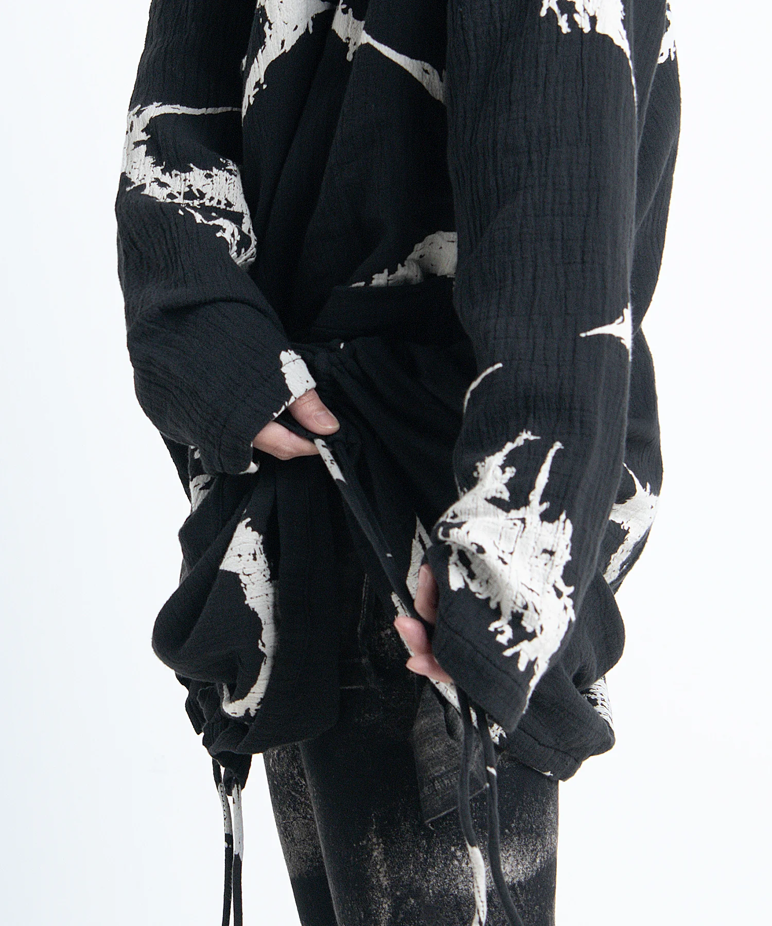 2402-TP10 Cross Gauze Cardigan -Women's- - Image 10
