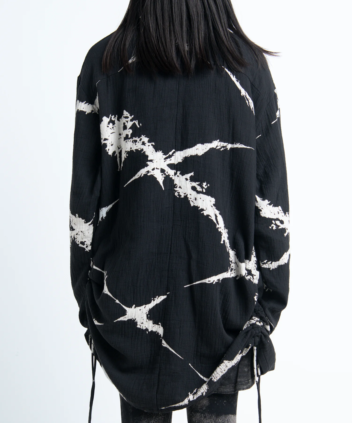 2402-TP10 Cross Gauze Cardigan -Women's- - Image 12