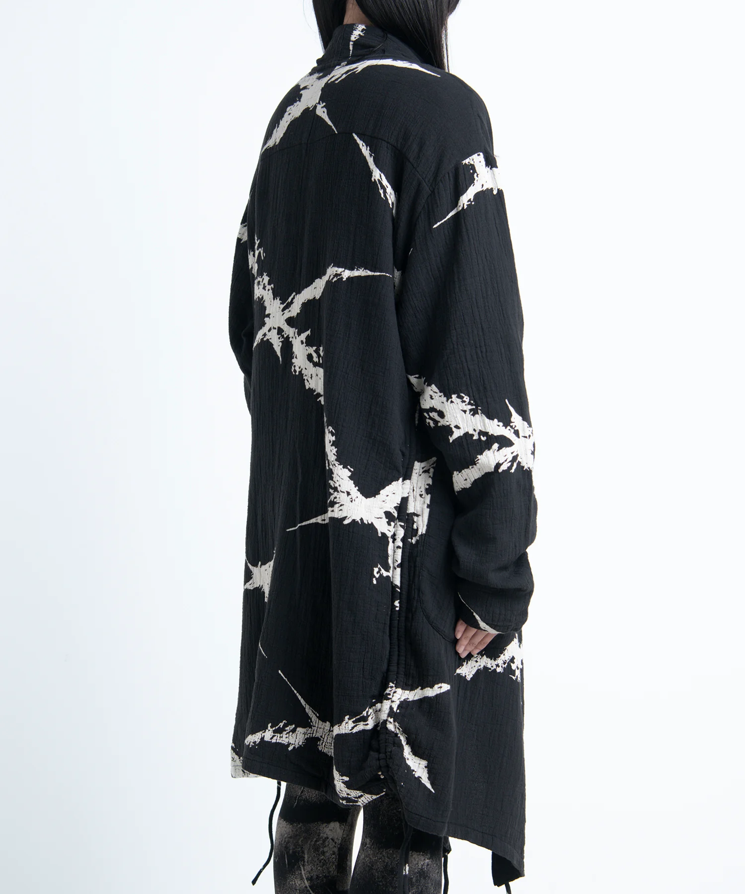 2402-TP10 Cross Gauze Cardigan -Women's- - Image 5