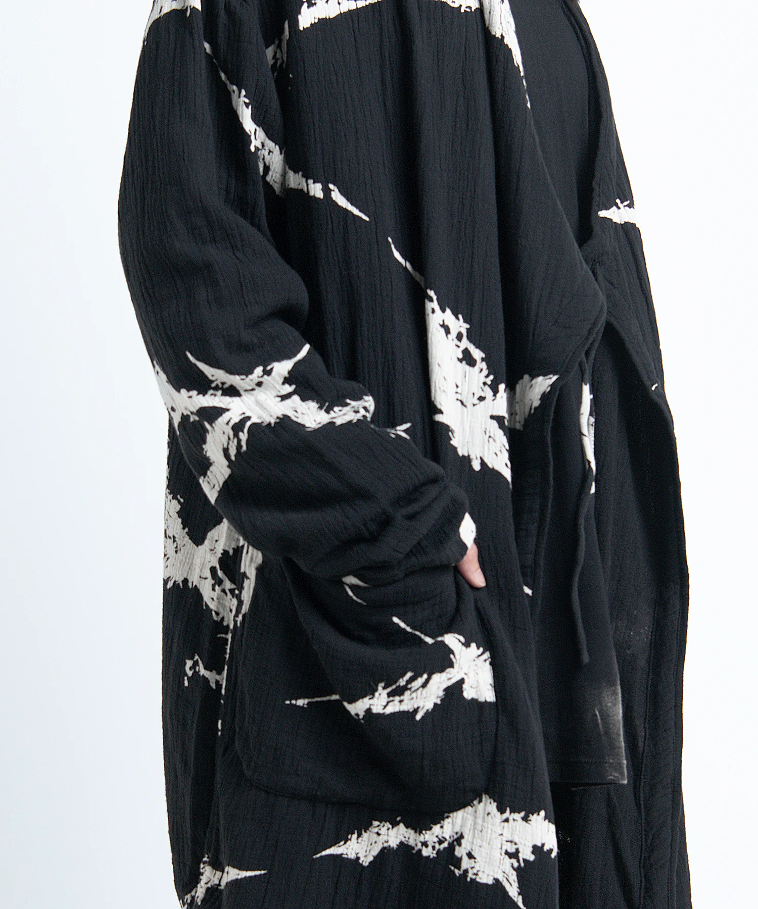 2402-TP10 Cross Gauze Cardigan -Women's- - Image 6