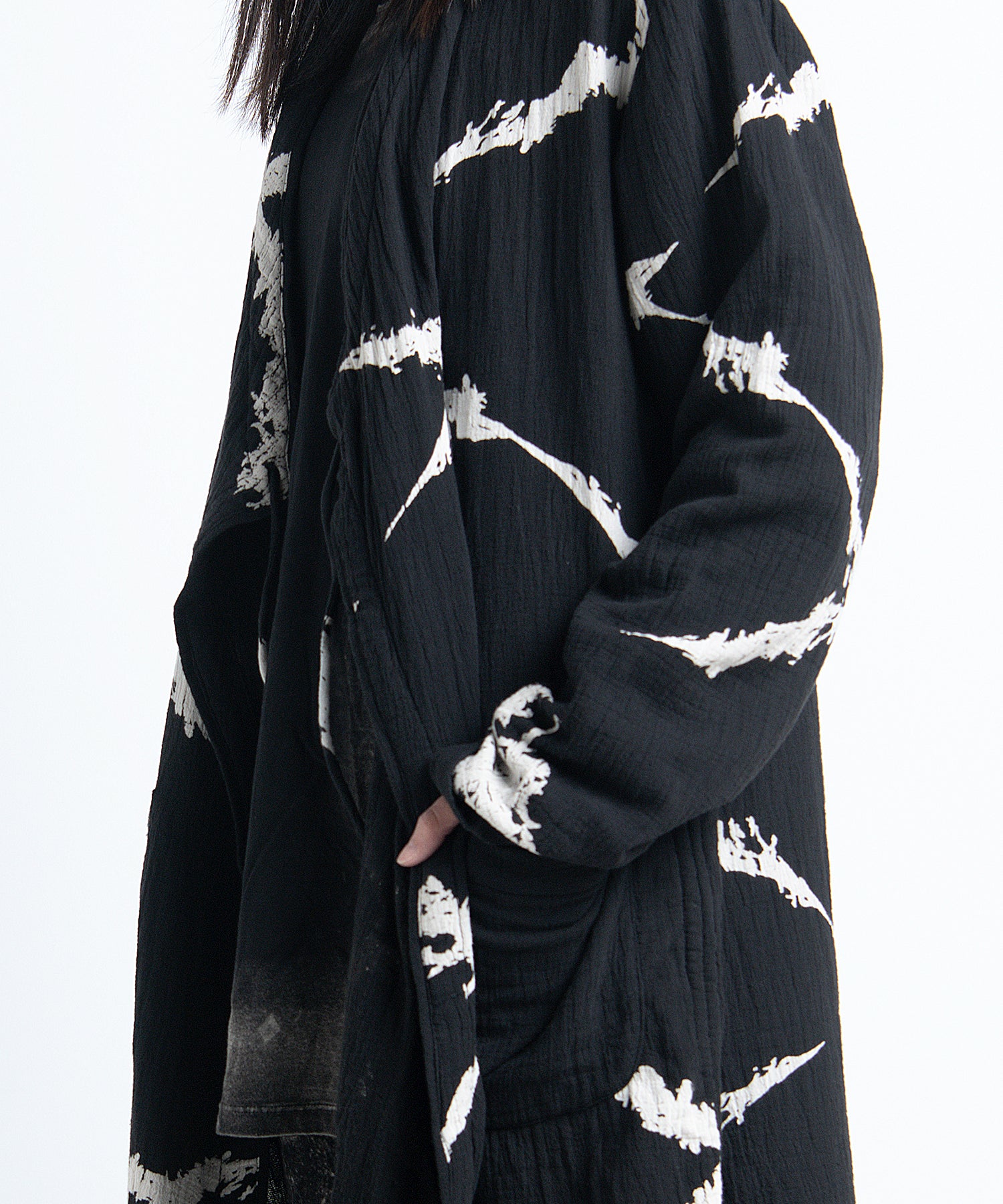 2402-TP10 Cross Gauze Cardigan -Women's- - Image 7