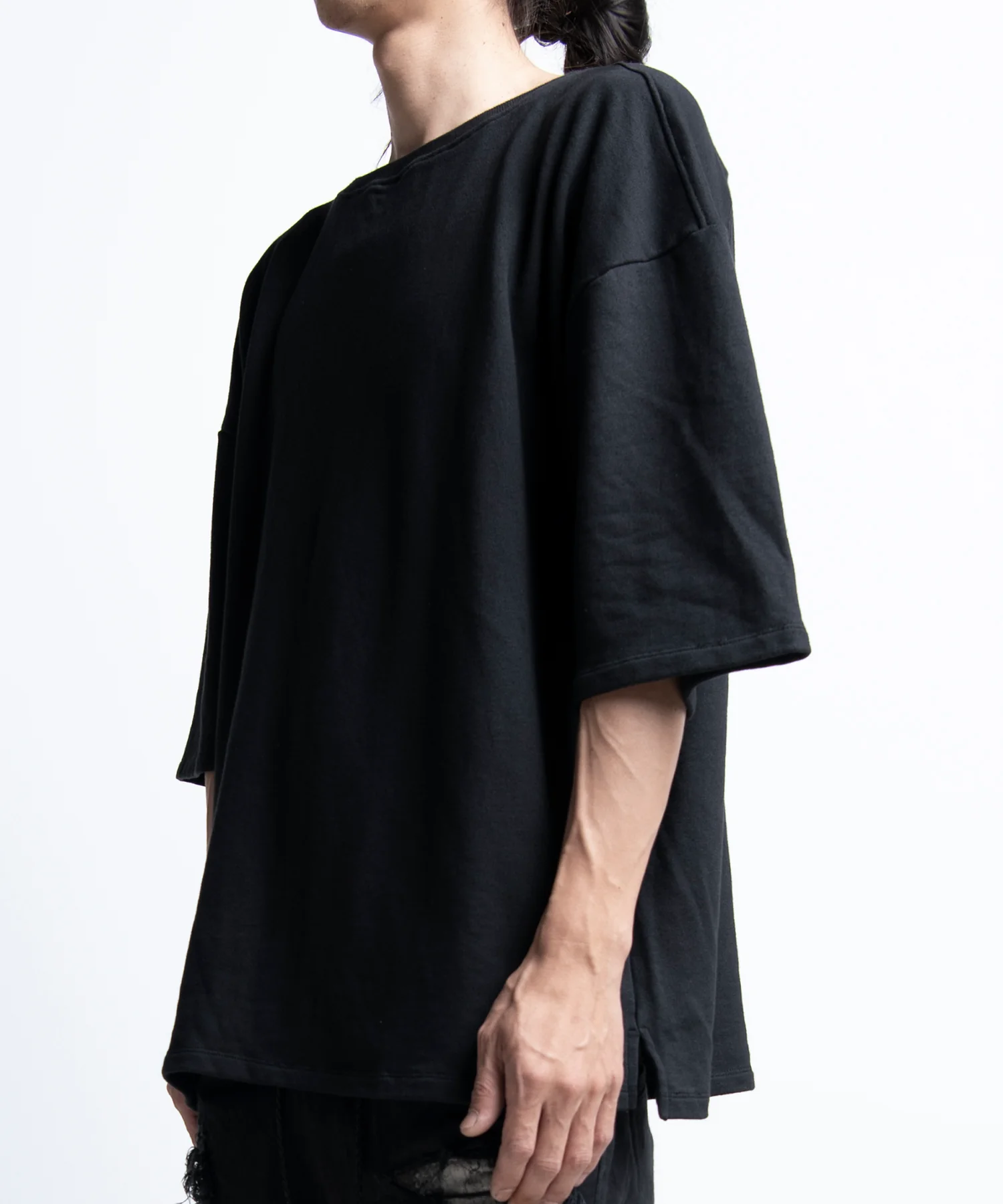 2402-TP13 Hand Stitch Half Sleeve Top - Image 4