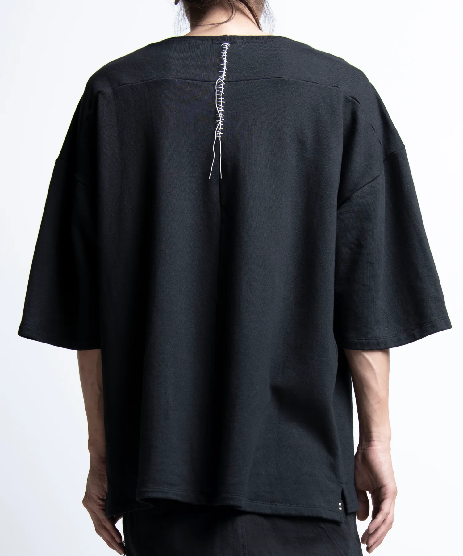 2402-TP13 Hand Stitch Half Sleeve Top - Image 5