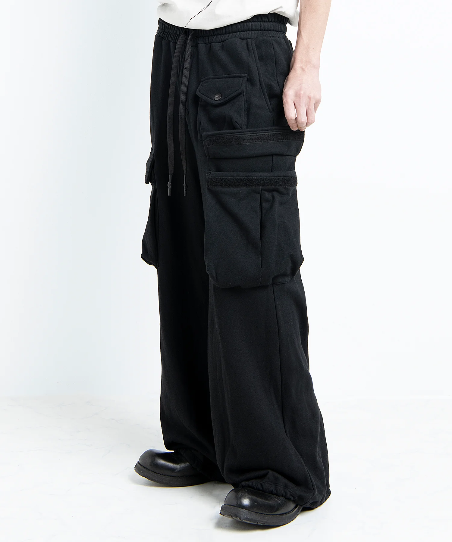 2501-PT07 Sweat Wide Cargo Pants - Image 12